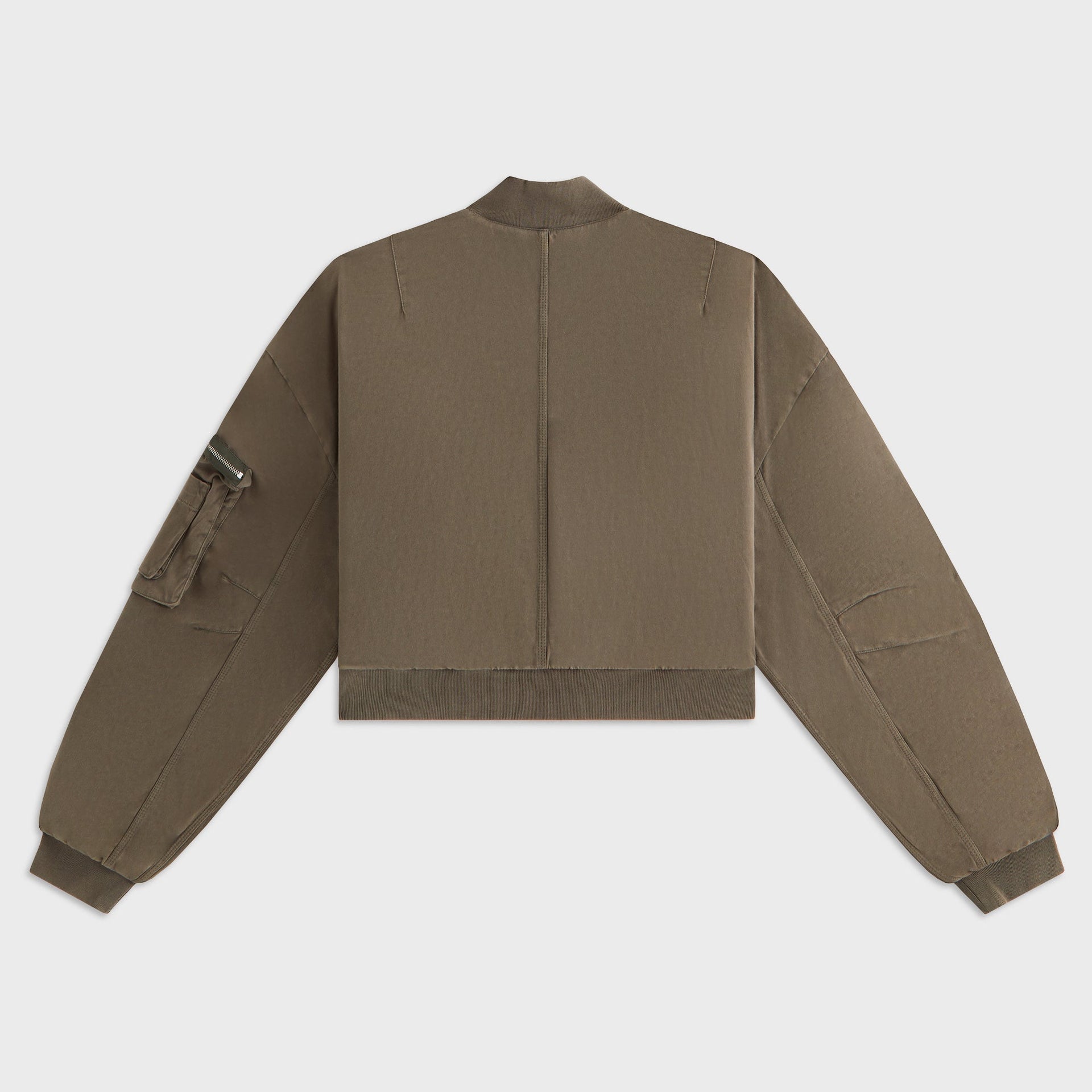 Kith Women Loren Sueded Cropped Bomber Jacket - Canopy