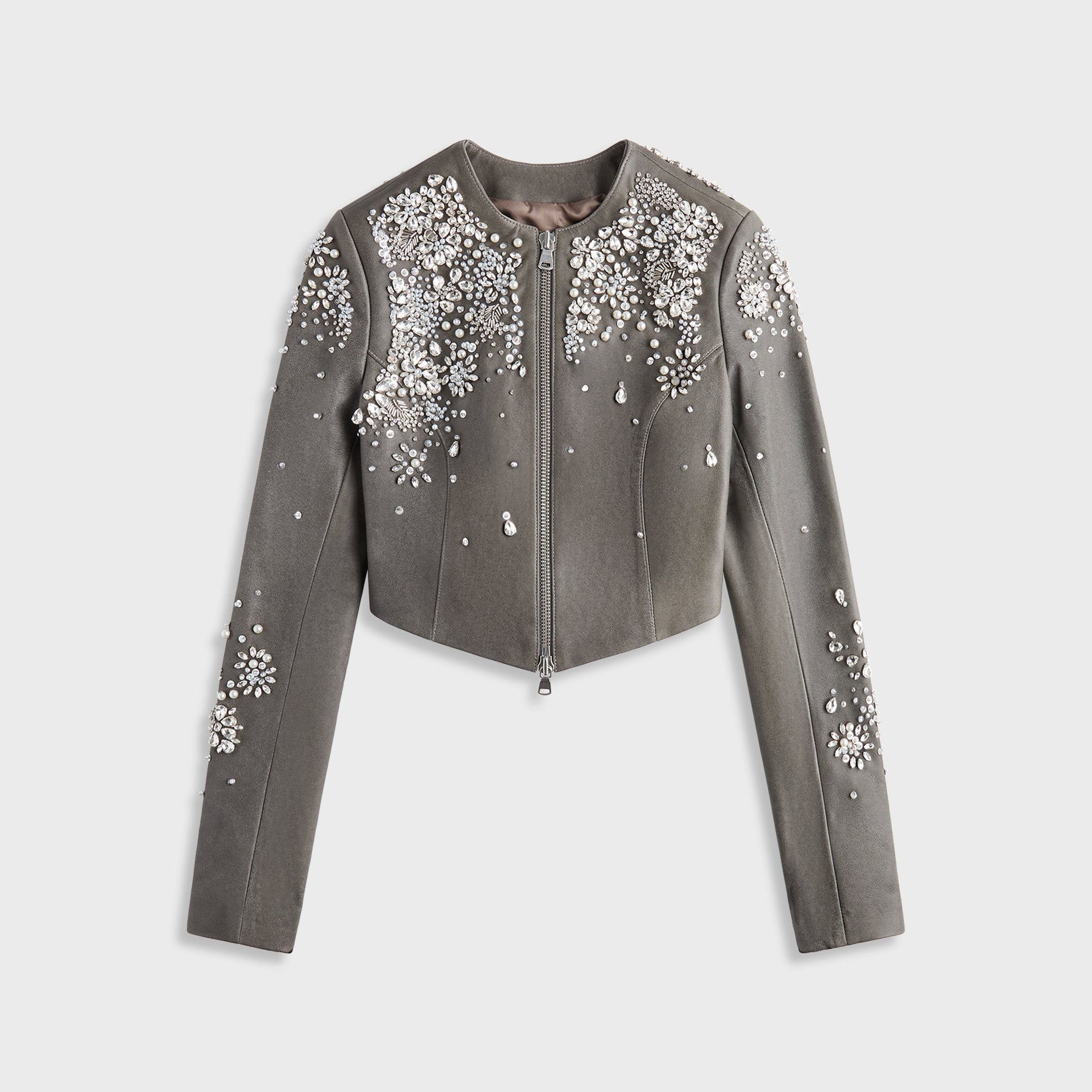 Lisa for Kith Women Brei Embellished Bolero Jacket - Tin