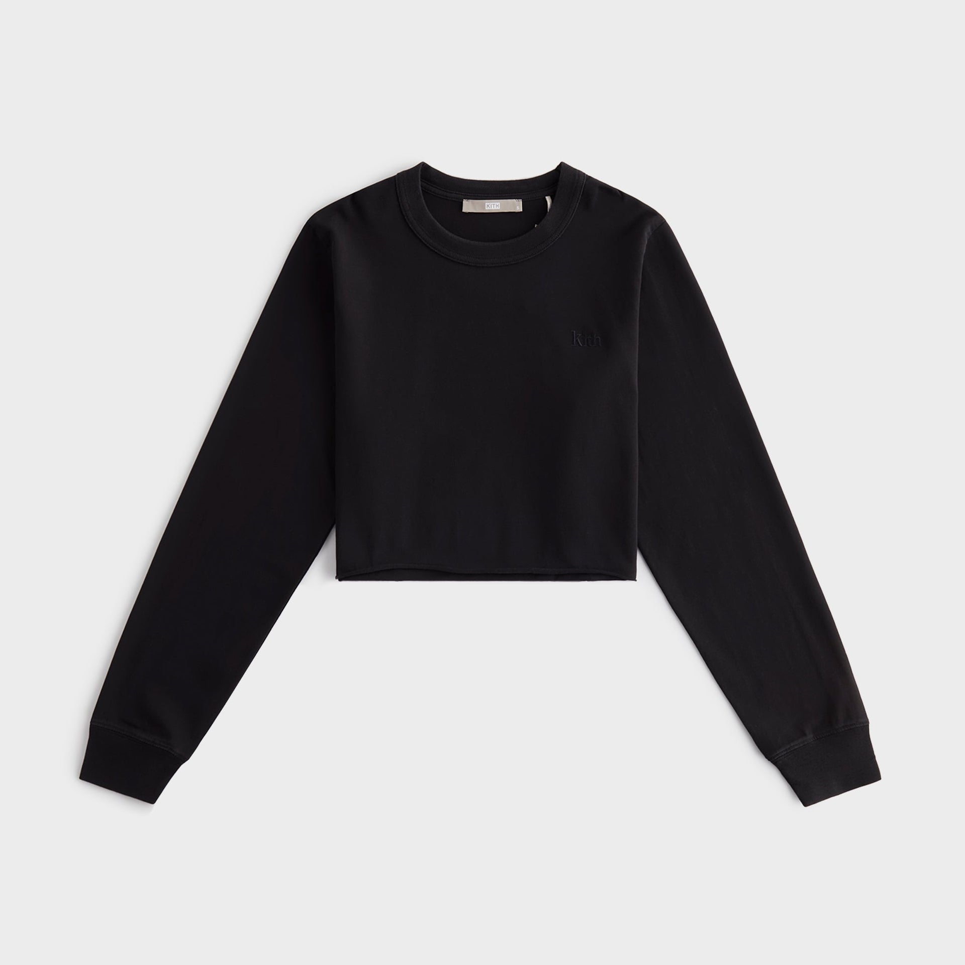 Kith Women Lucy Cropped Long Sleeve II Tee - Mass
