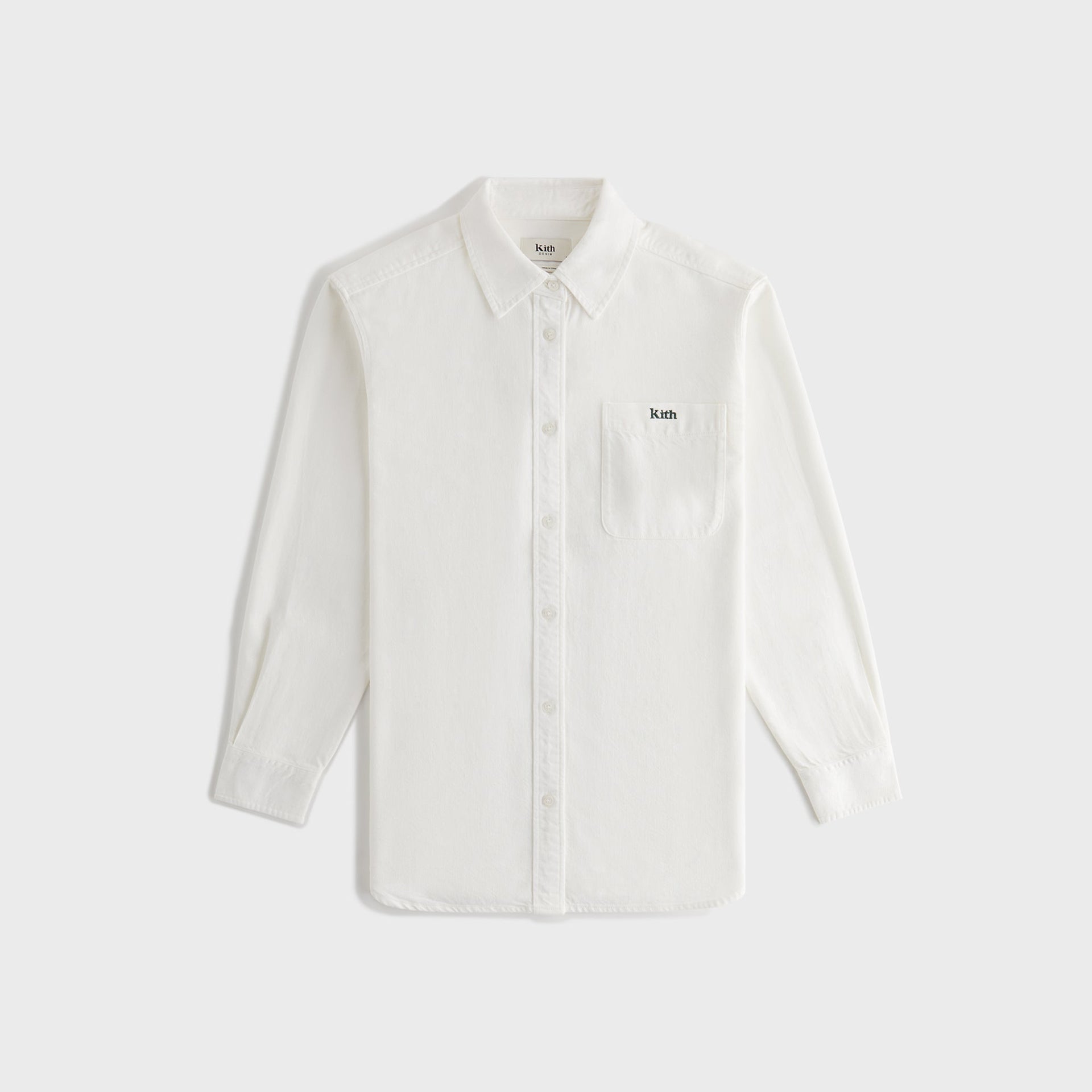 Kith Women Ora II Denim Shirt - Putty Denim