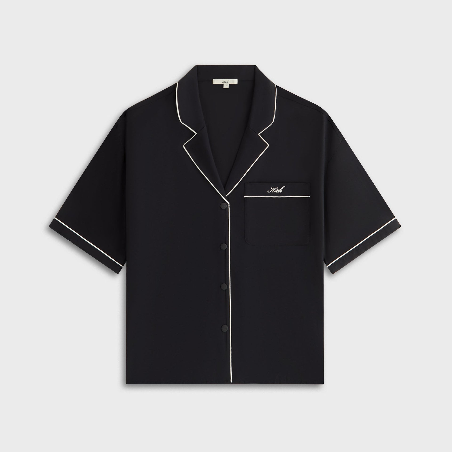 Kith Women Elena Snap Front Shirt - Black