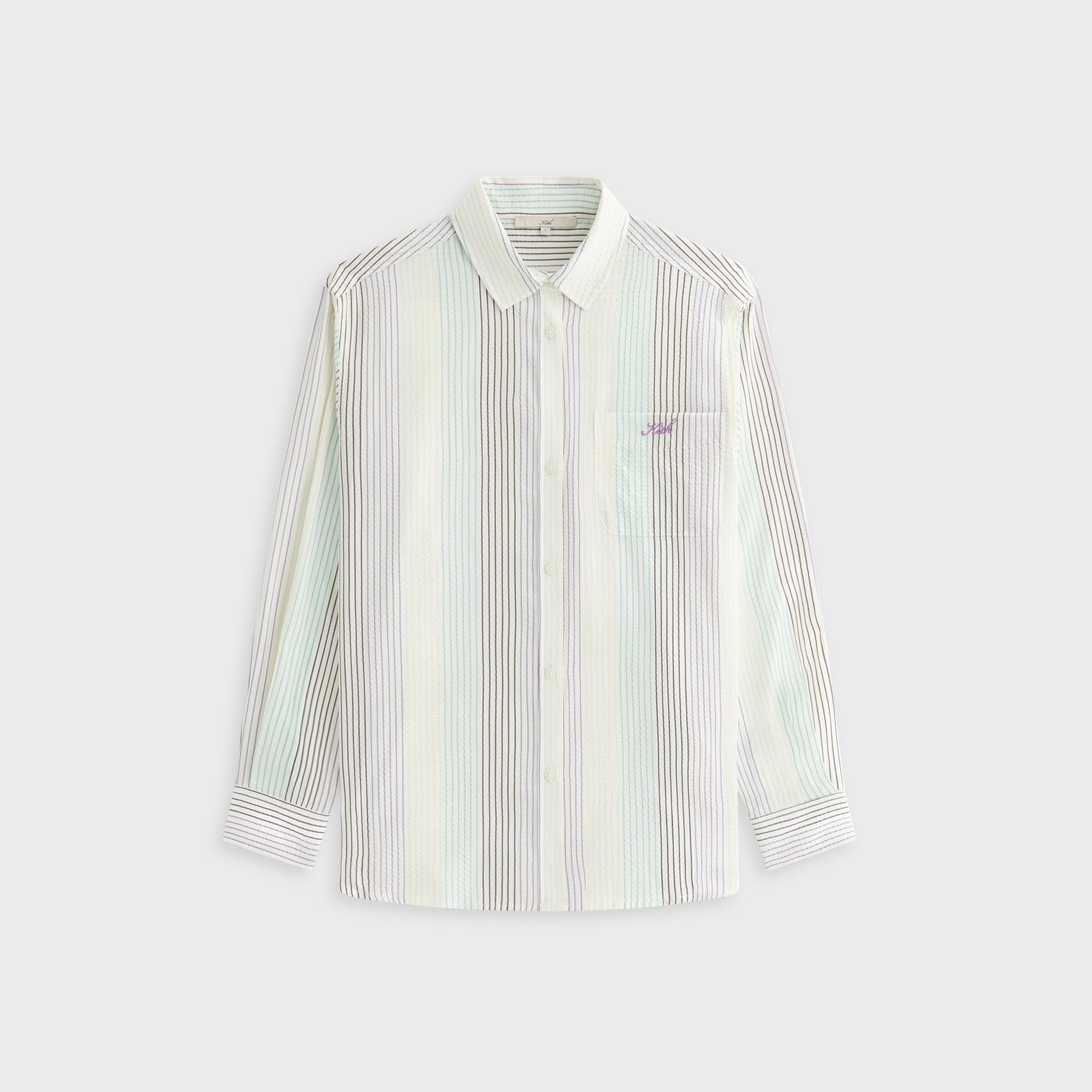 Kith Women Ora II Seersucker Shirt - Mykonos