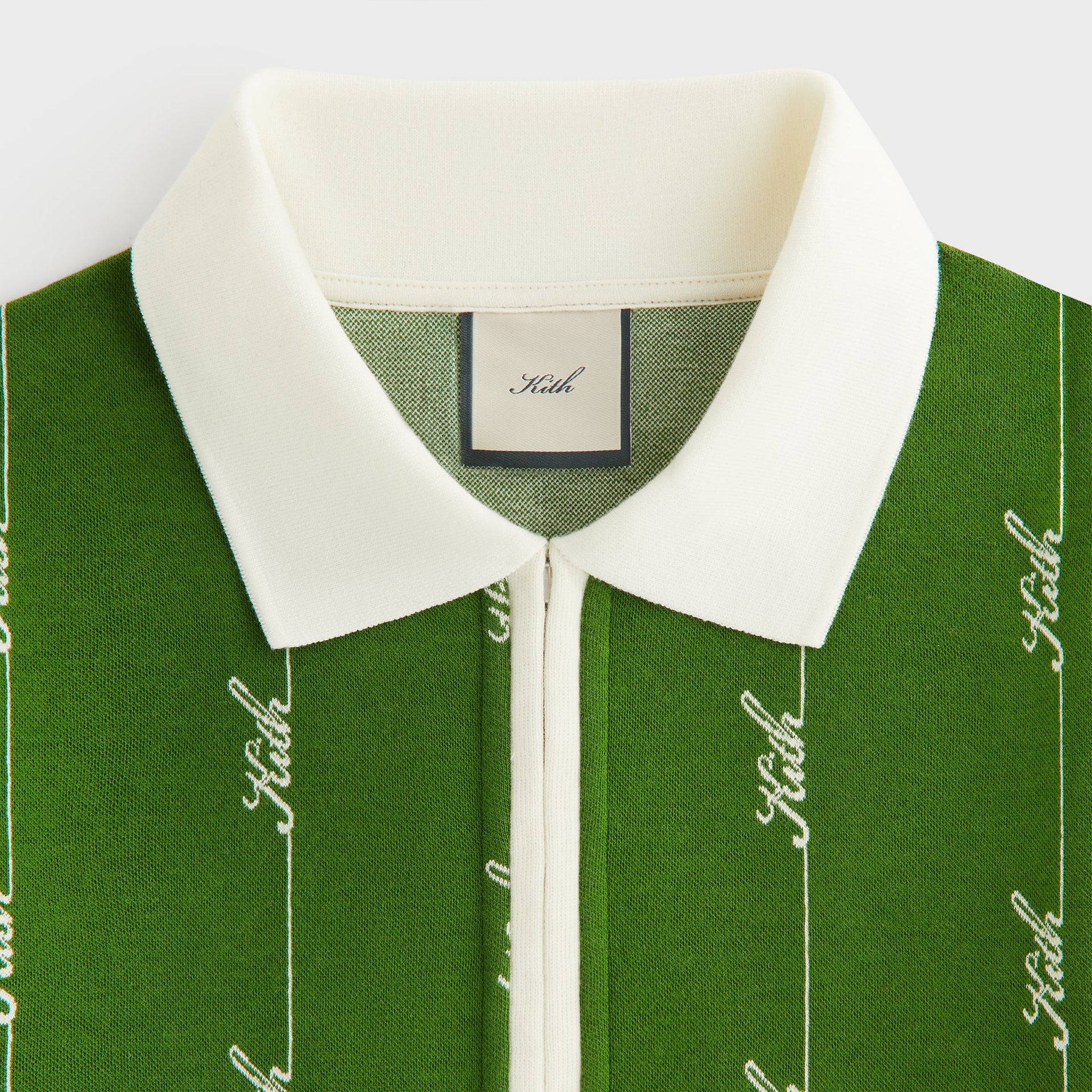 Kith Women Taylen Pique Logo Knit Polo - Turf