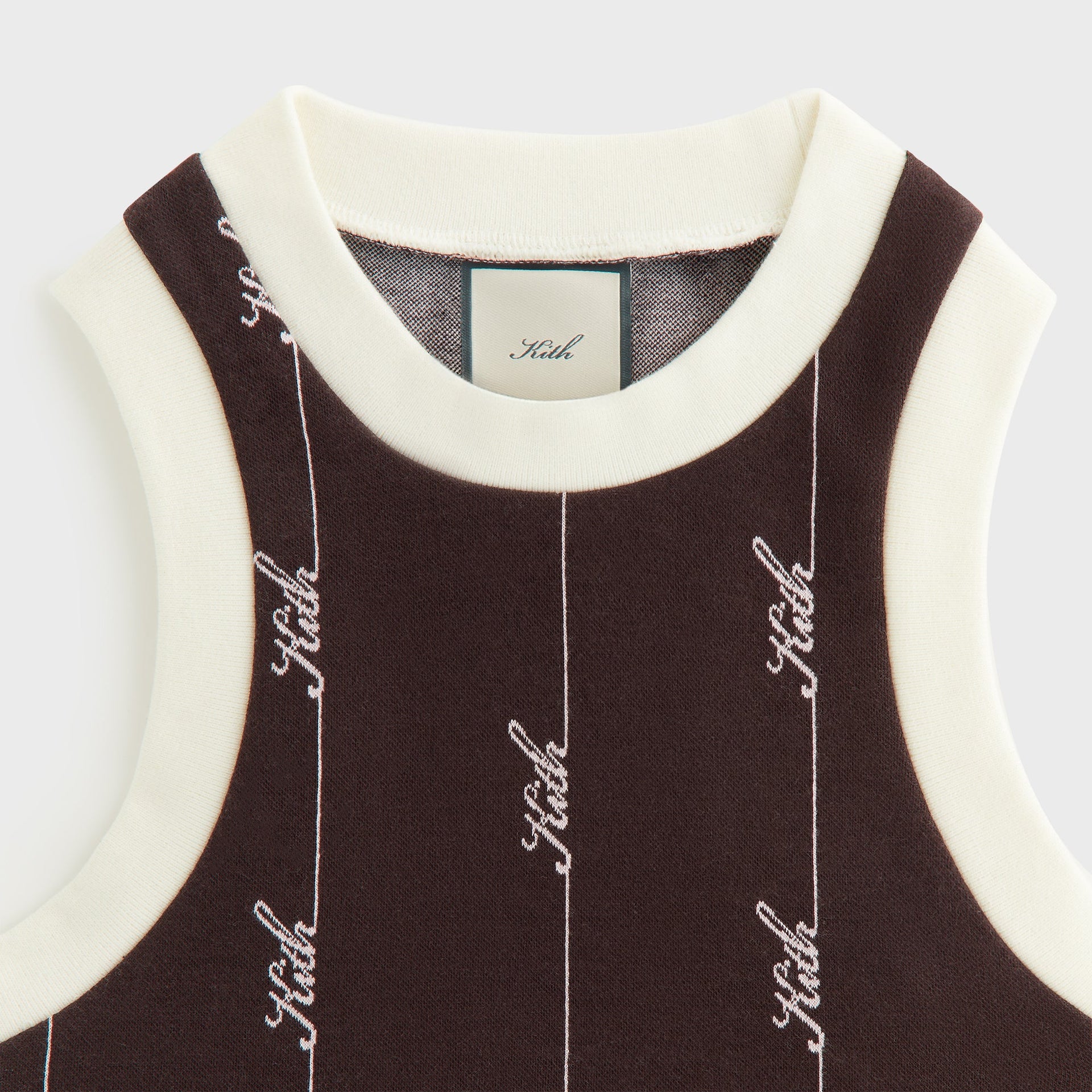 Kith Women Tiana Pique Logo Knit Tank - Incognito