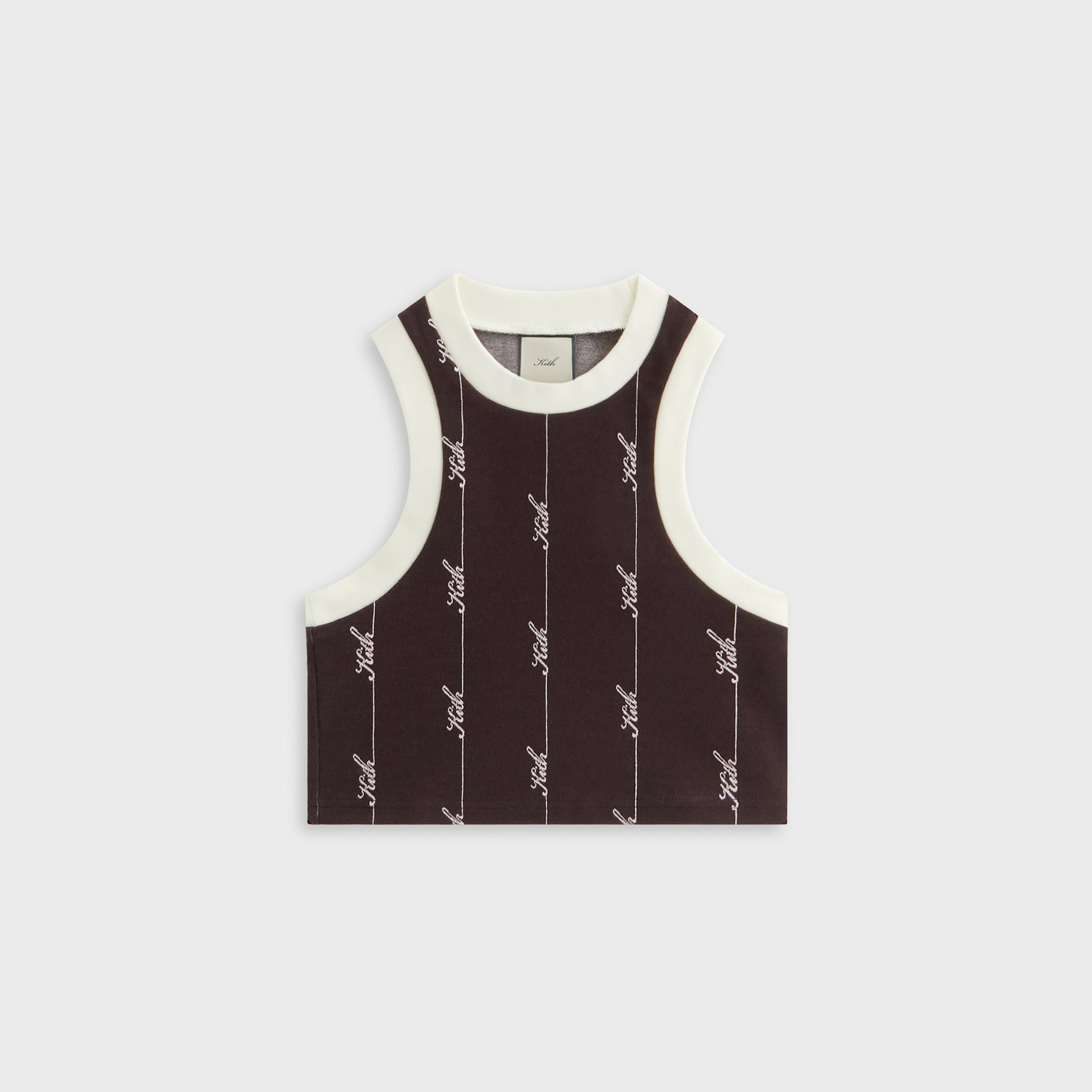Kith Women Tiana Pique Logo Knit Tank - Incognito