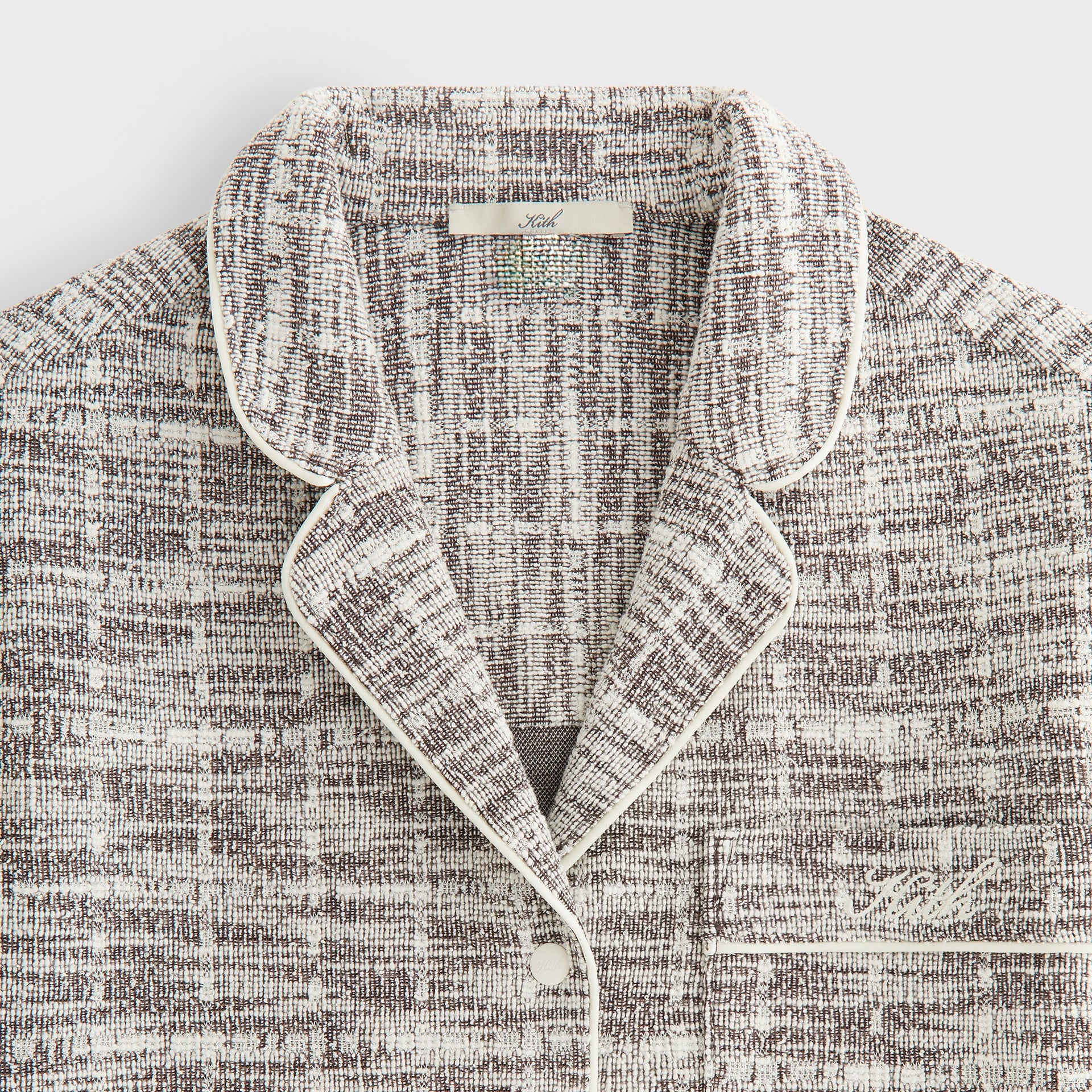Kith Women Tweed Camp Shirt - Kindling