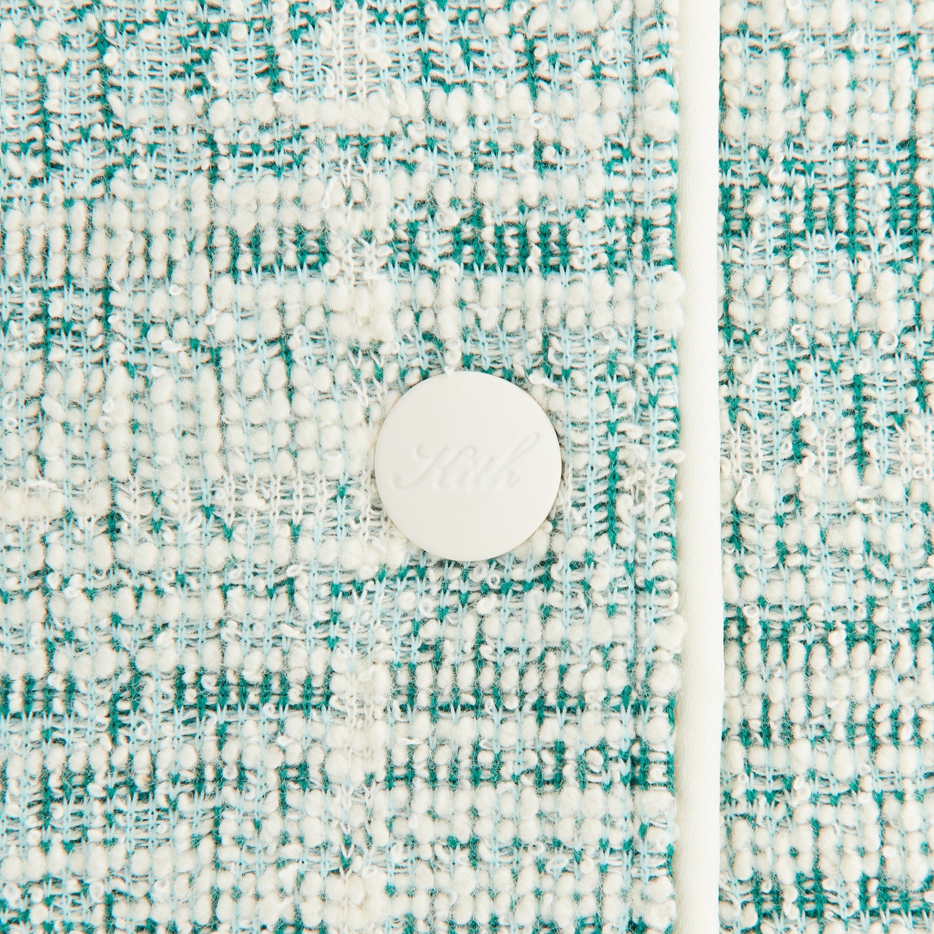 Kith Women Tweed Camp Shirt - Mykonos