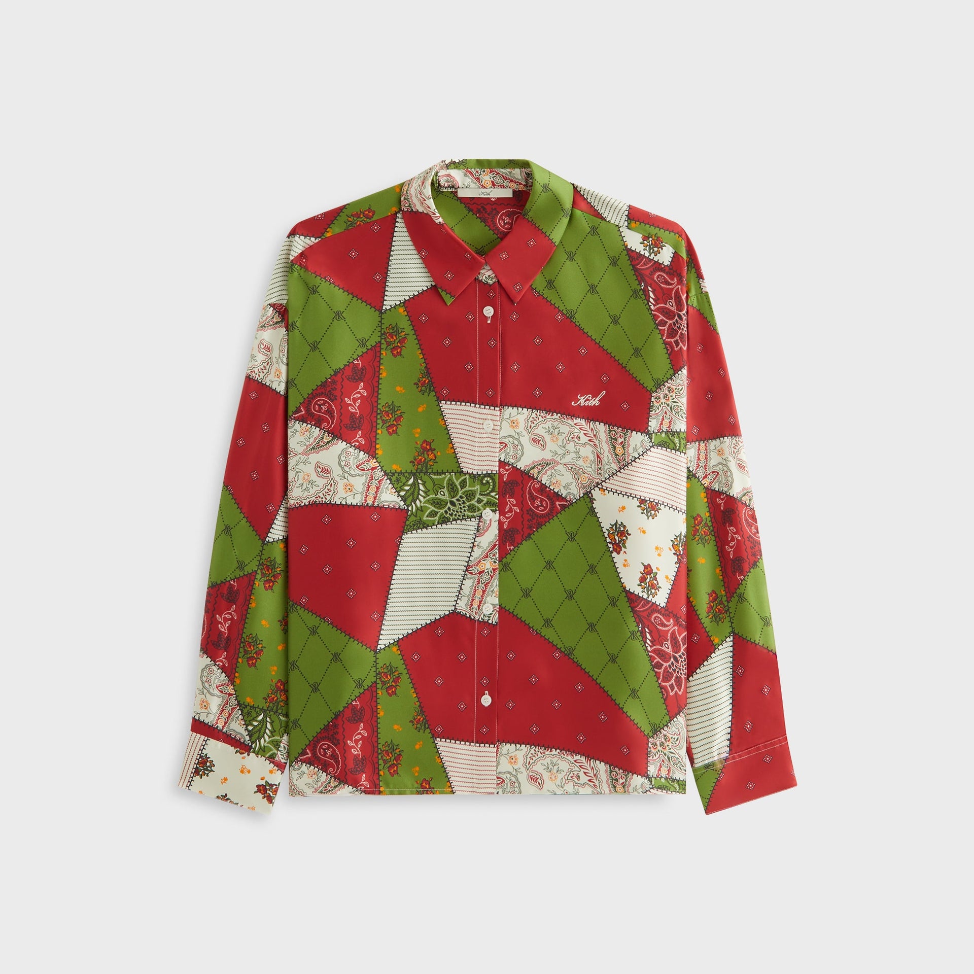 Kith Women Siena Patchwork Print Shirt - Kyoho