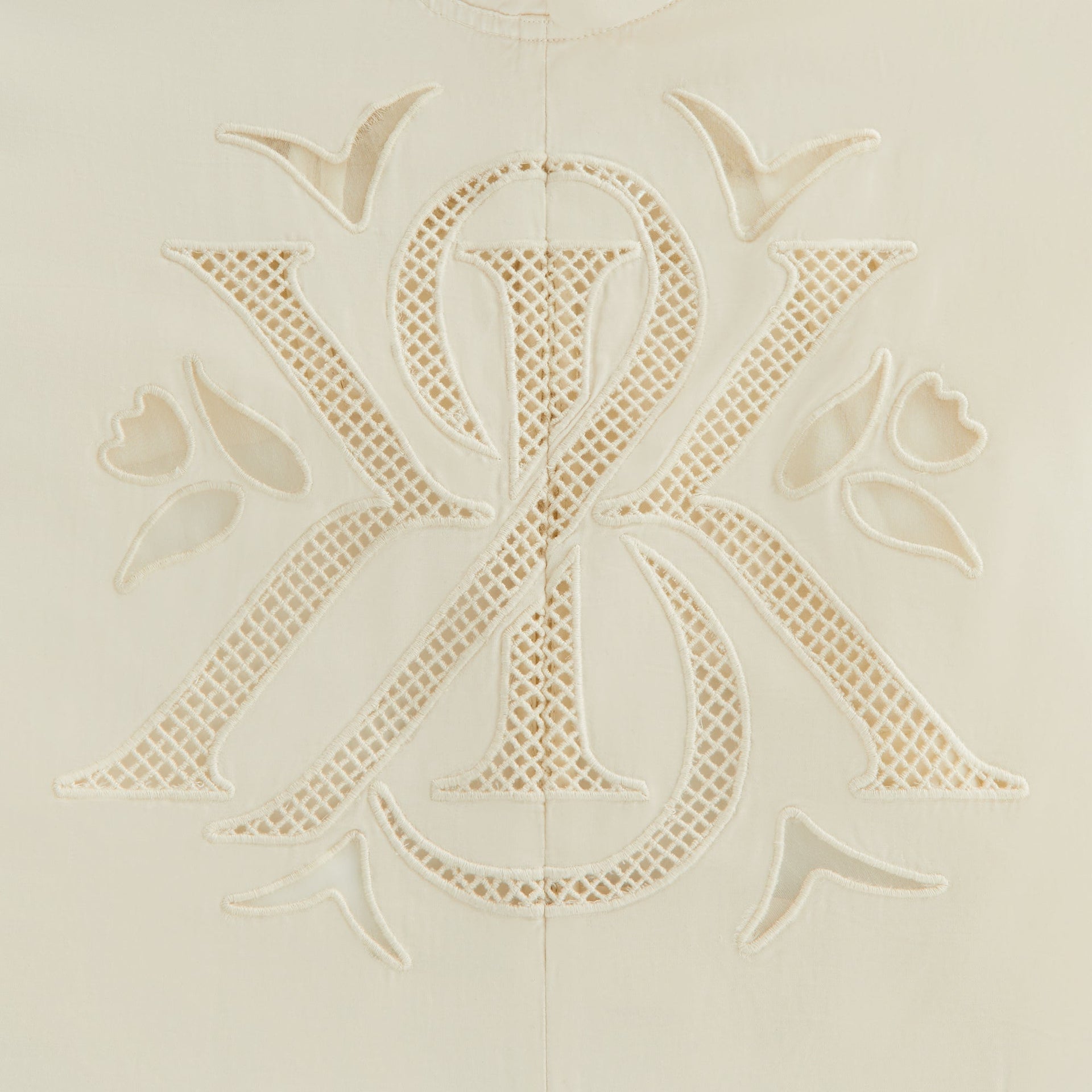 Kith Women Mari Broderie Crest Shirt - Waffle