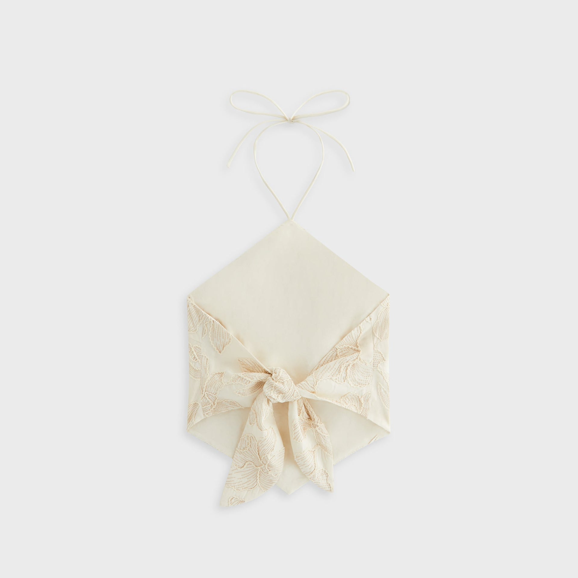 Kith Women Kumi Floral Embroidered Halter - Sandrift