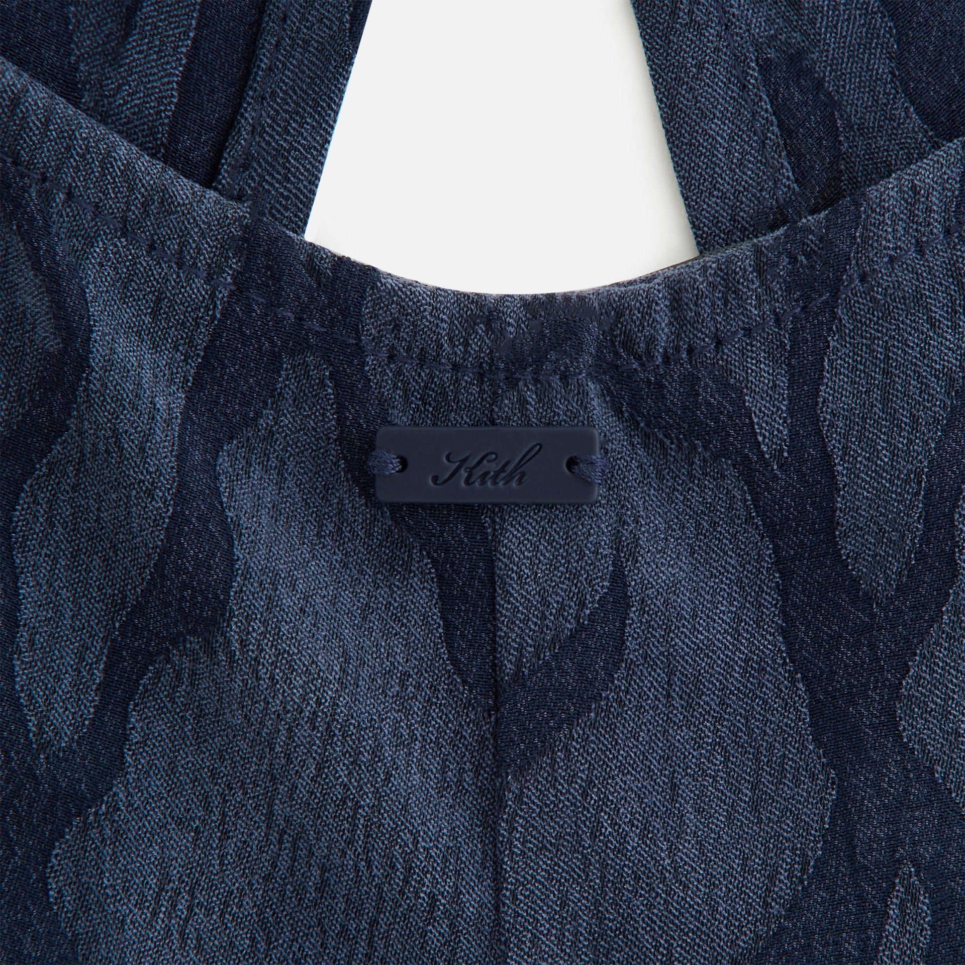 Kith Women Mika Wavy Jacquard Wrap Halter - Nocturnal