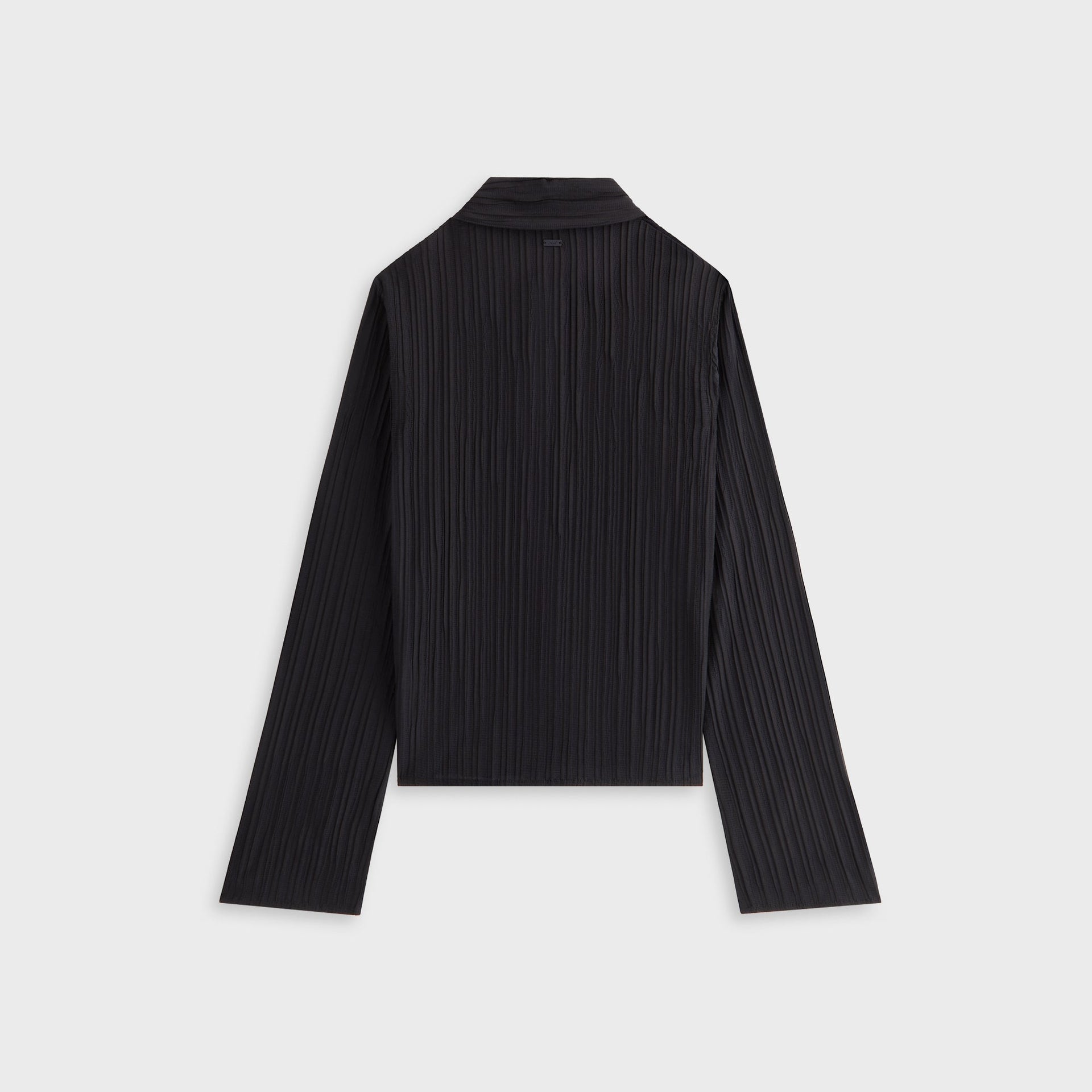 Kith Women Elvira Plisse Button Down Shirt - Ink