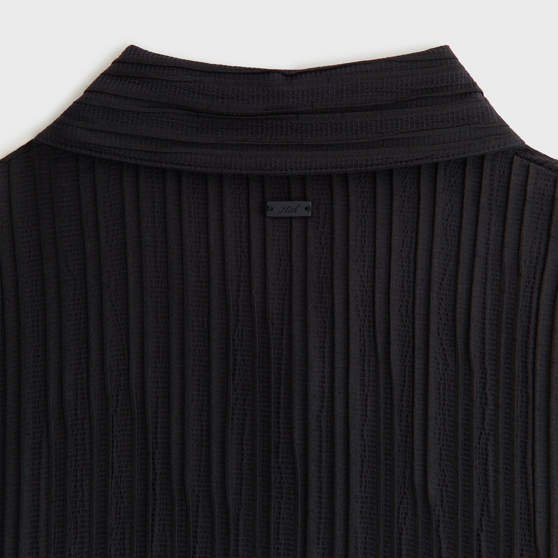 Kith Women Elvira Plisse Button Down Shirt - Ink