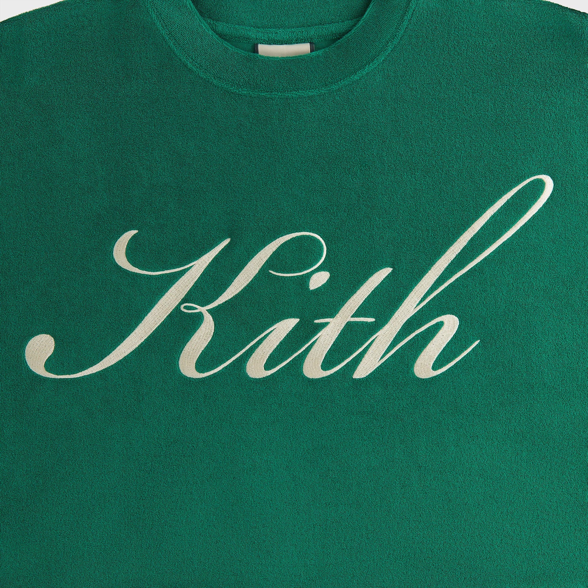 Kith Women Min Towel Terry Cropped Tee - Newt