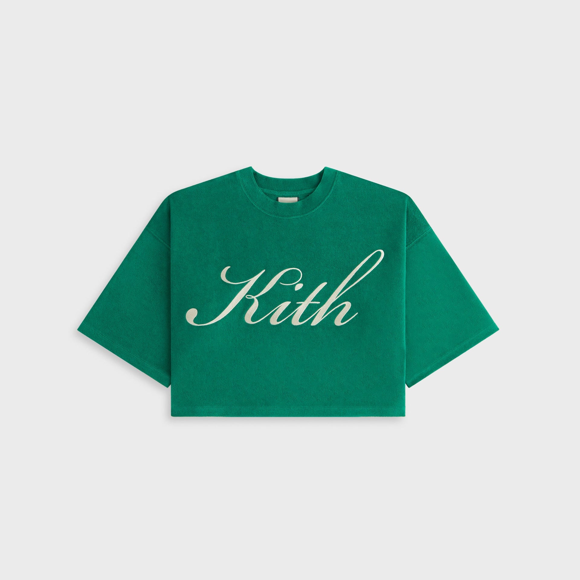 Kith Women Min Towel Terry Cropped Tee - Newt