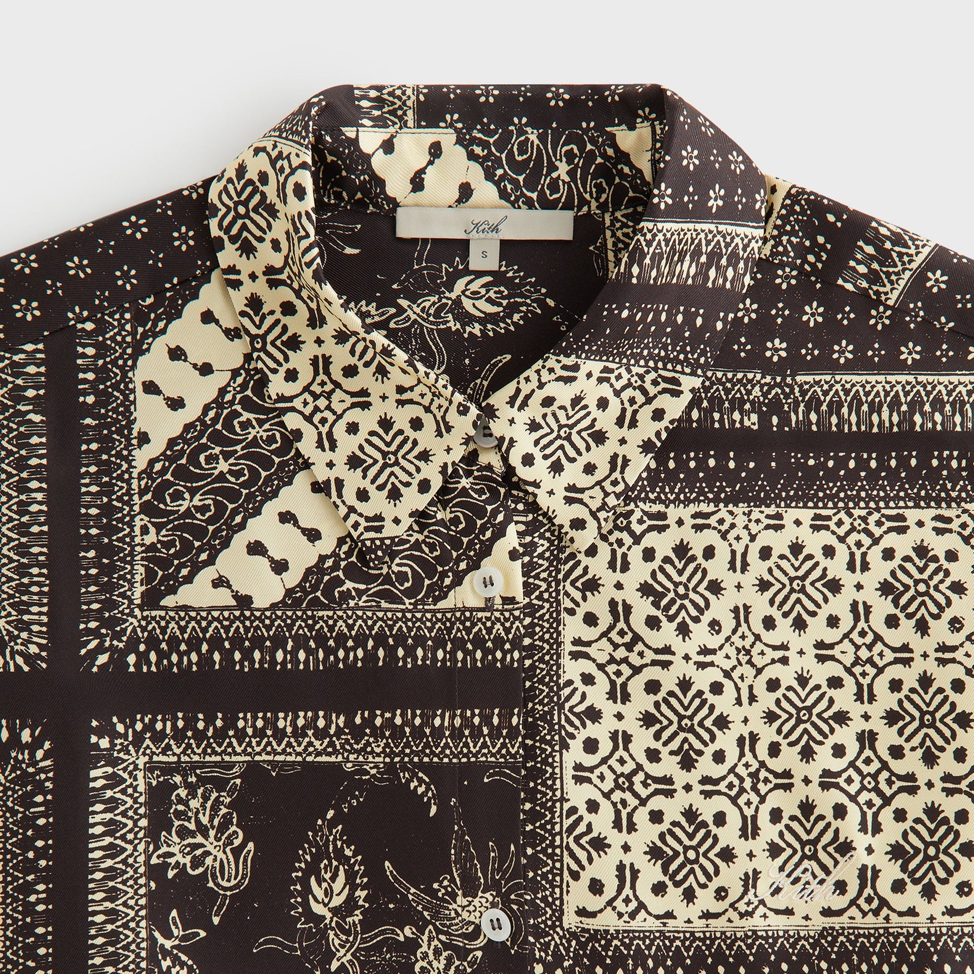 Kith Women Siena Batik Block Print Shirt - Incognito