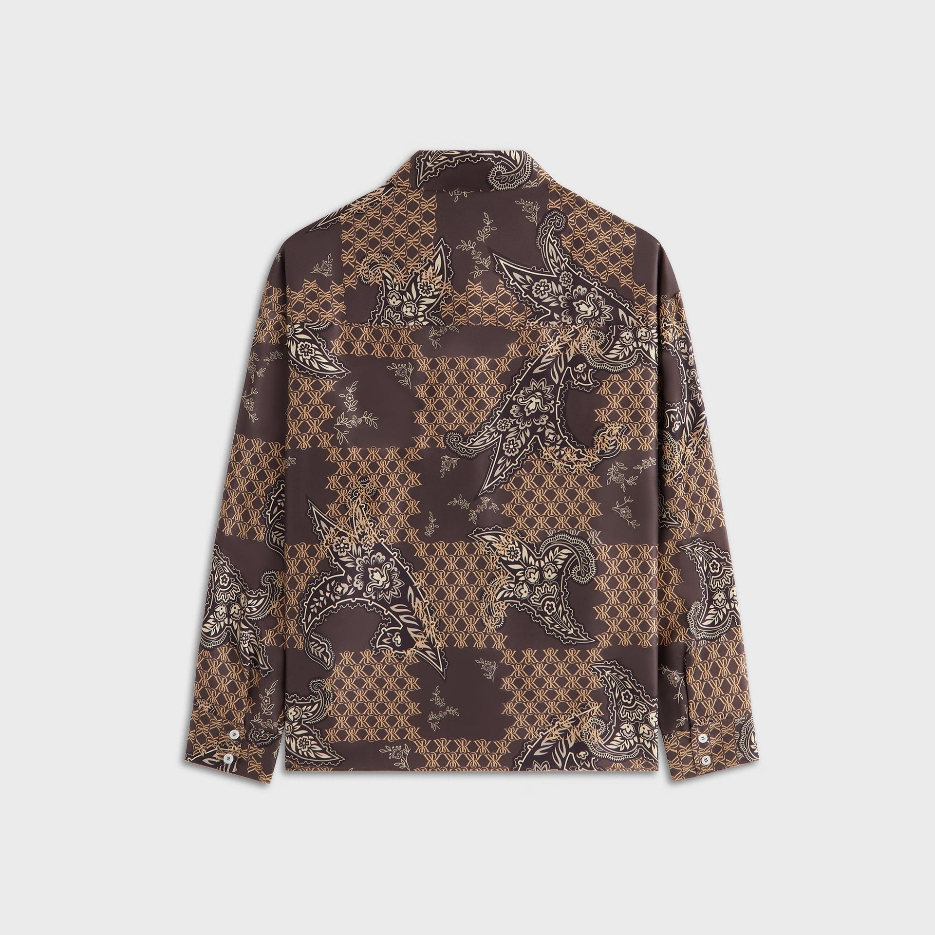 Kith Women Siena Crest Paisley Shirt - Brew