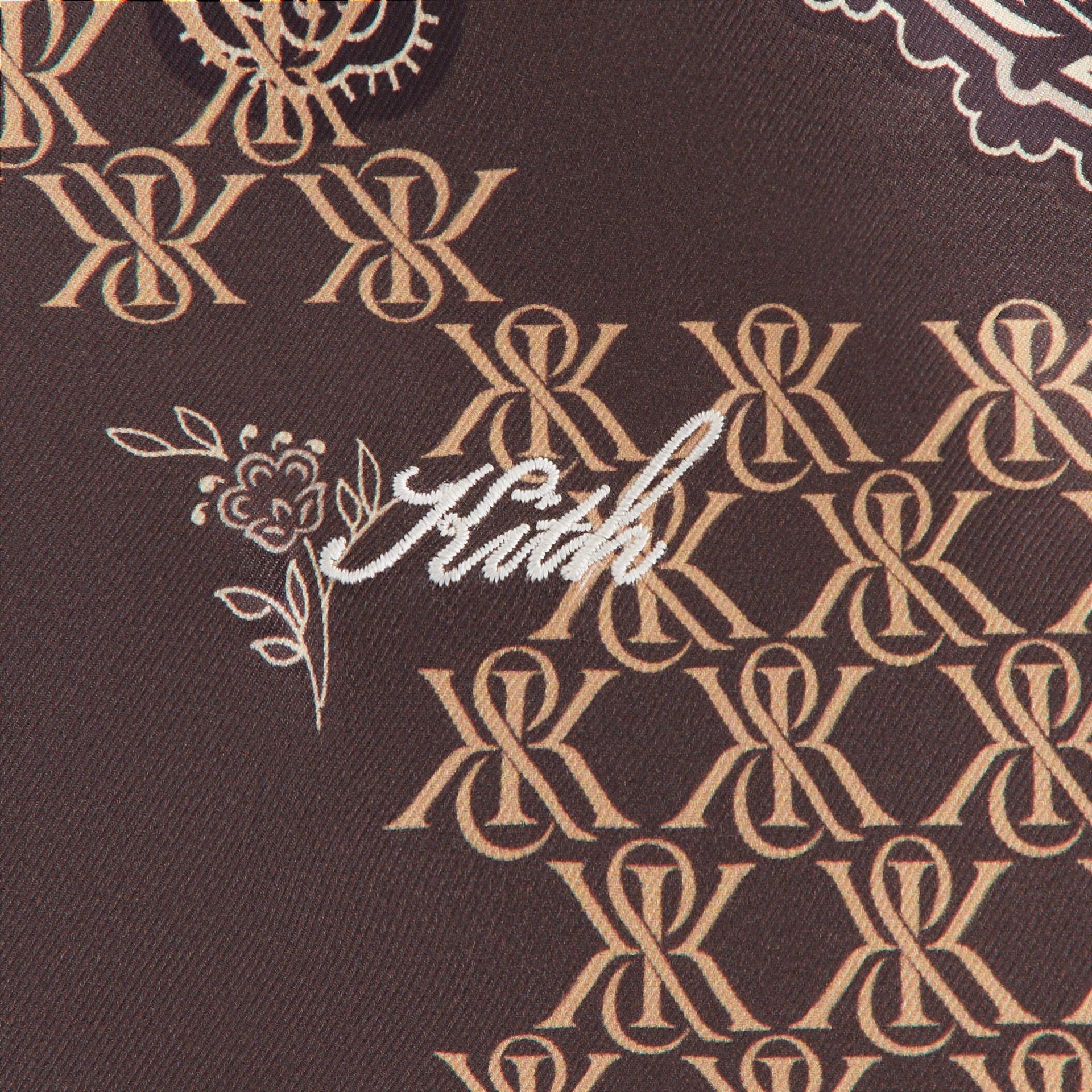 Kith Women Siena Crest Paisley Shirt - Brew