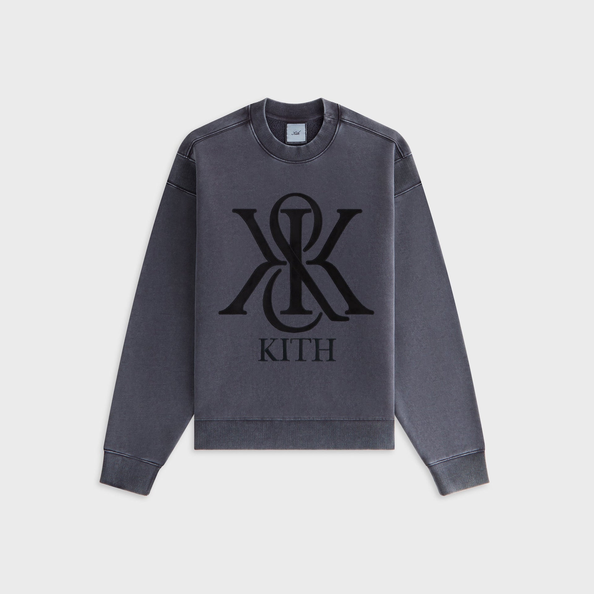 Kith Women Asher III Crest Crewneck - Black