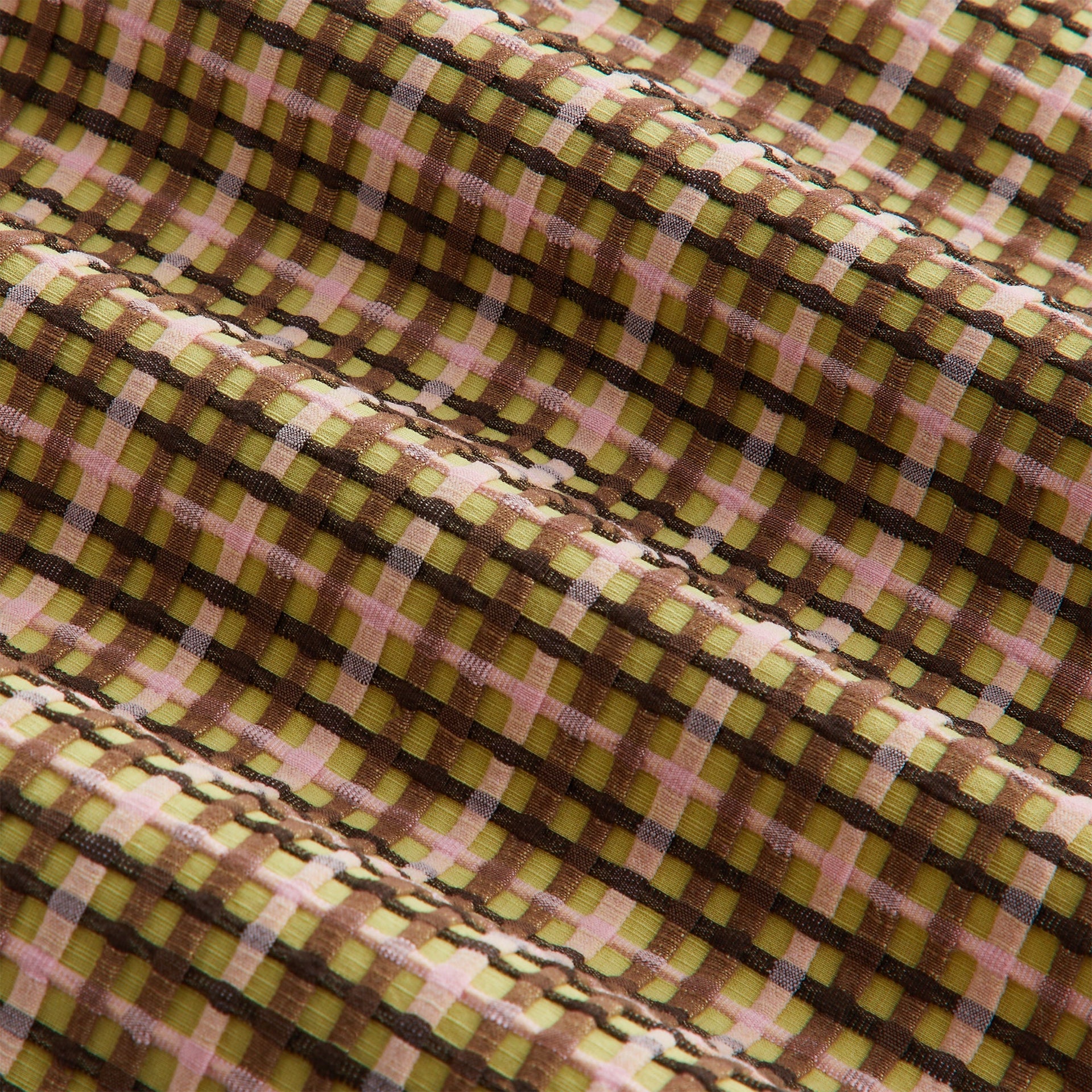 Kith Women Elena II Bubble Check Shirt - Protea