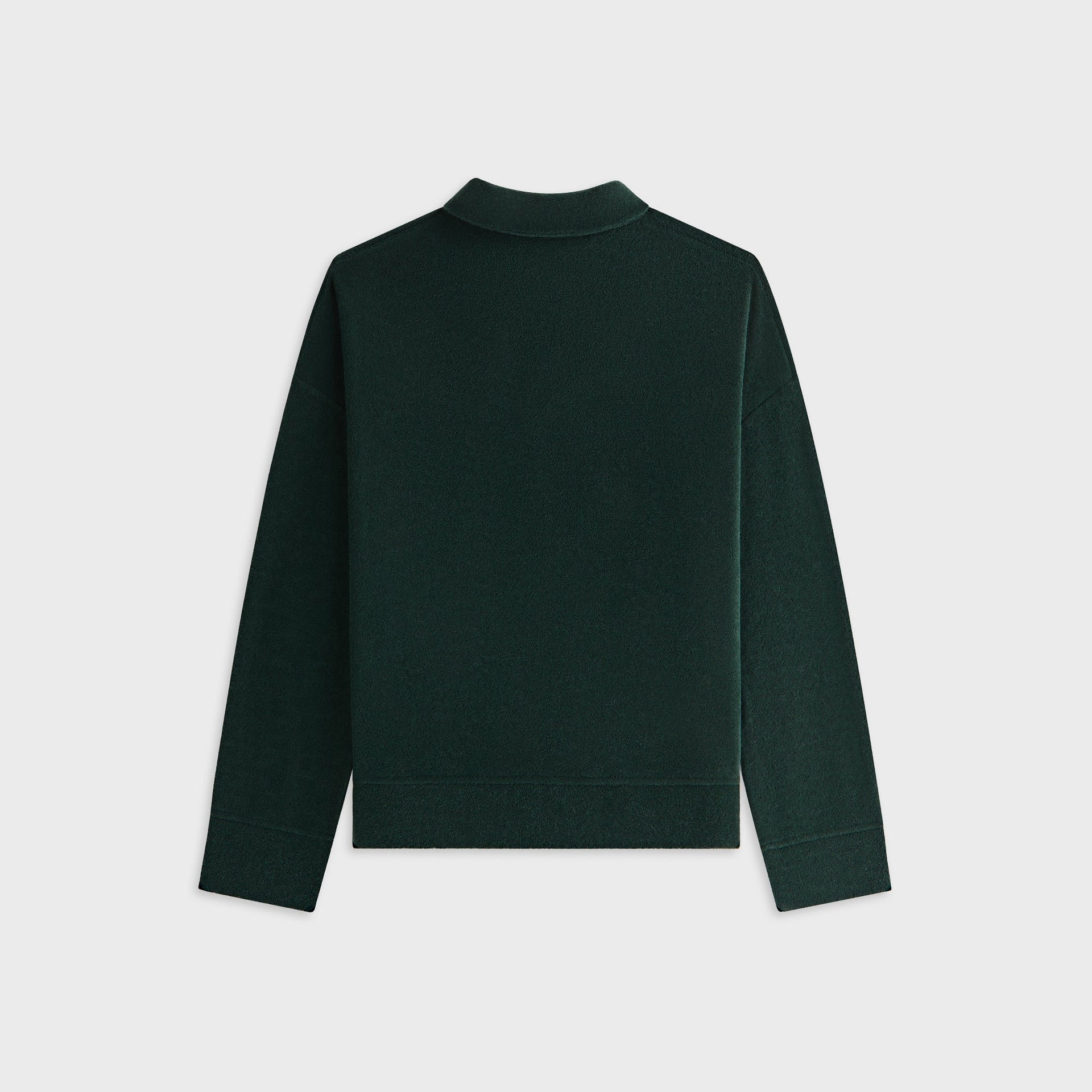 Kith Women Selma Boucle Towel Polo Long Sleeve - Stadium