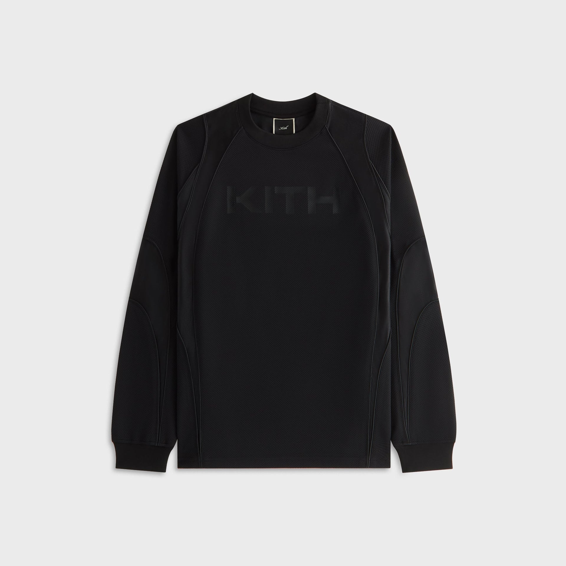 Kith Women Ridley Panelled Tech Long Sleeve - Black