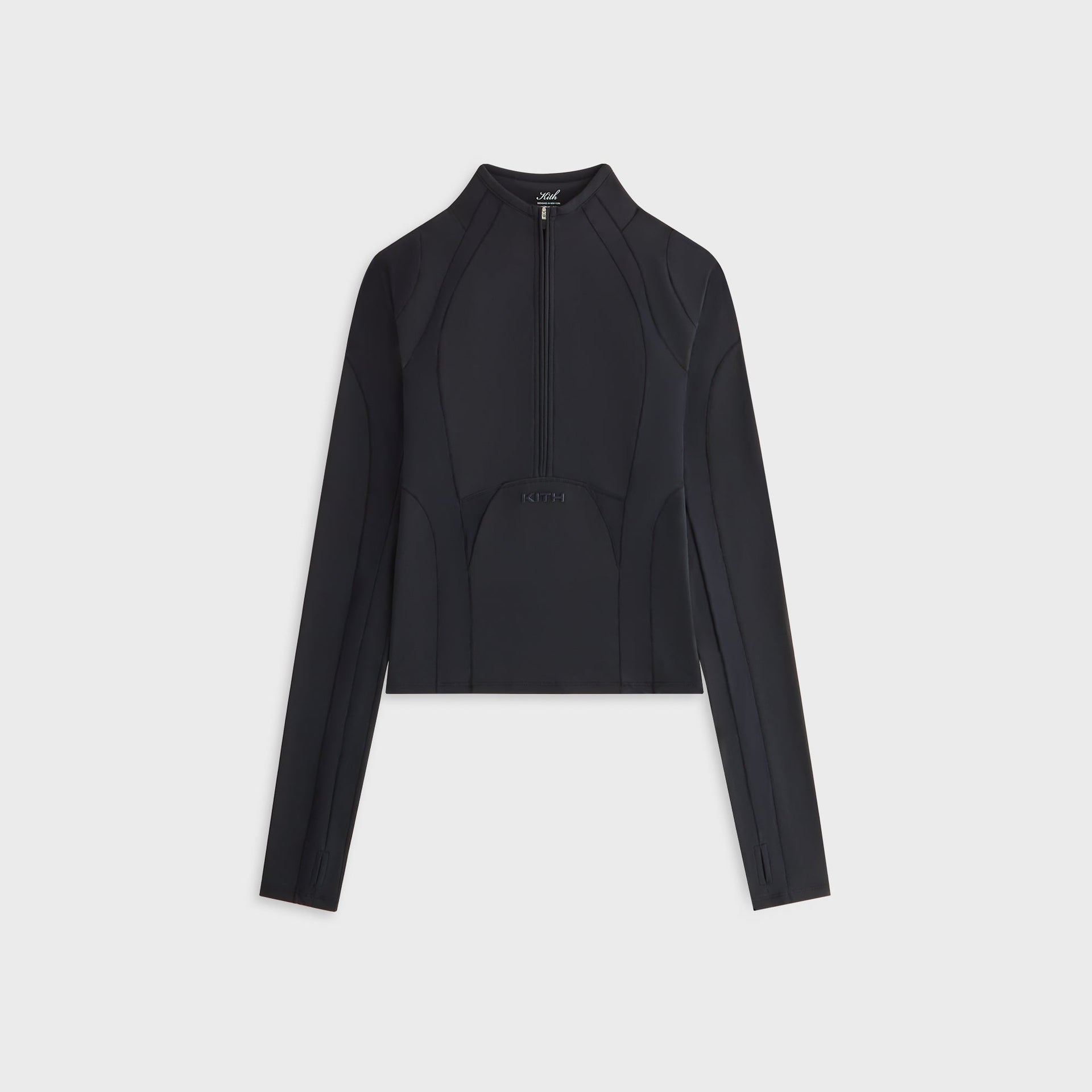 Kith Women Mori Active Panelled Long Sleeve - Black