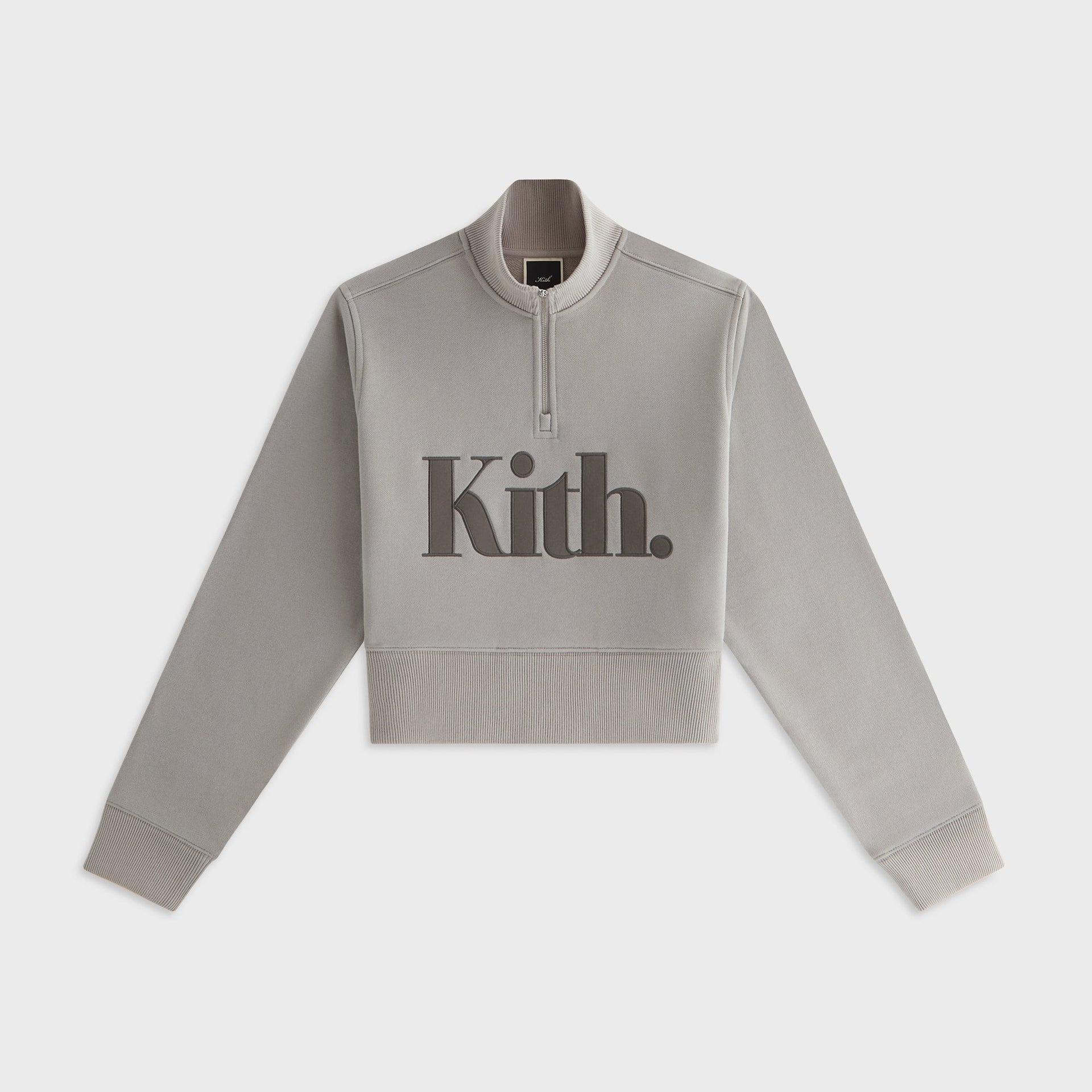 Kith Women Hunter II Punctuated Logo Quarter Zip - Storm