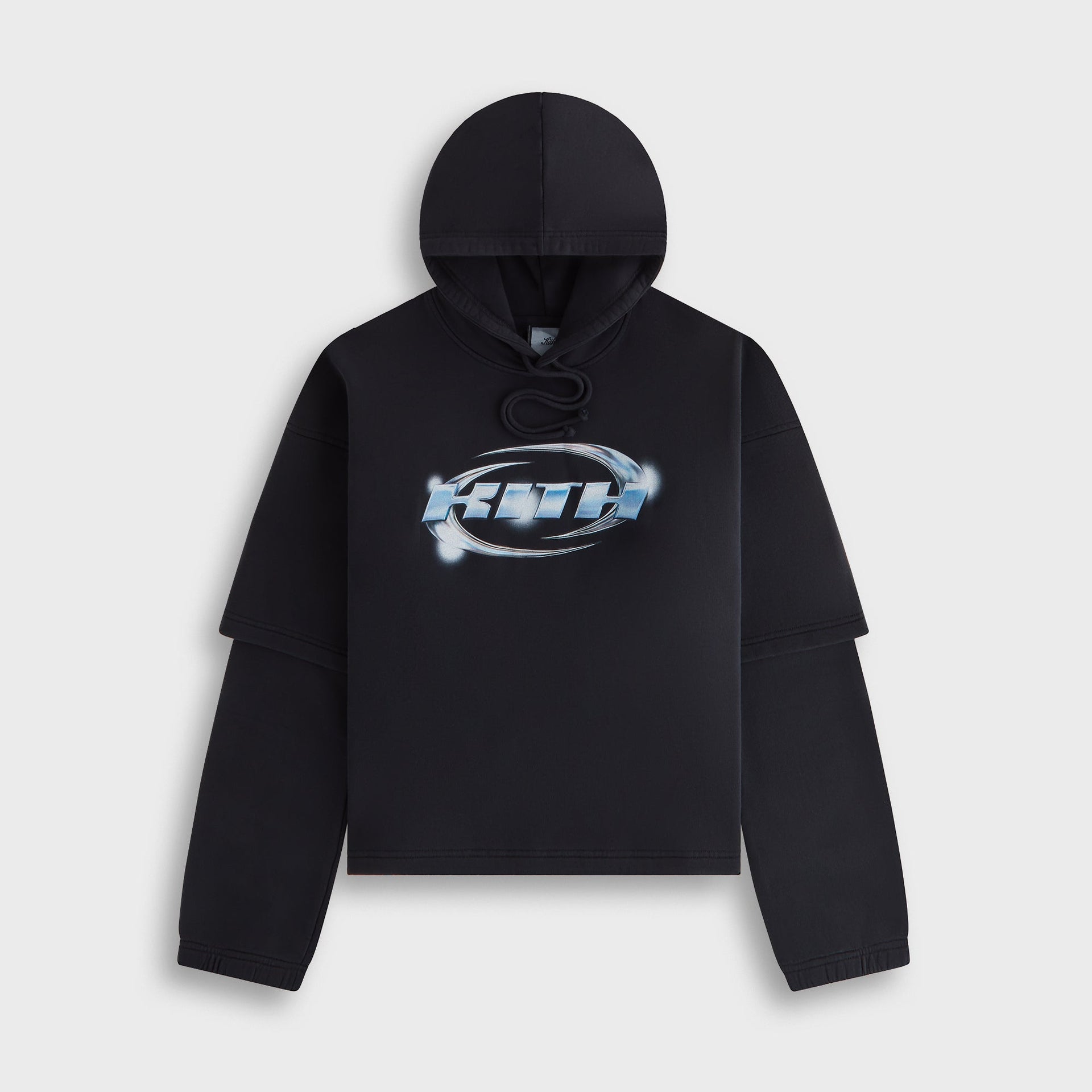 Kith Women Kora Layered Hoodie - Black
