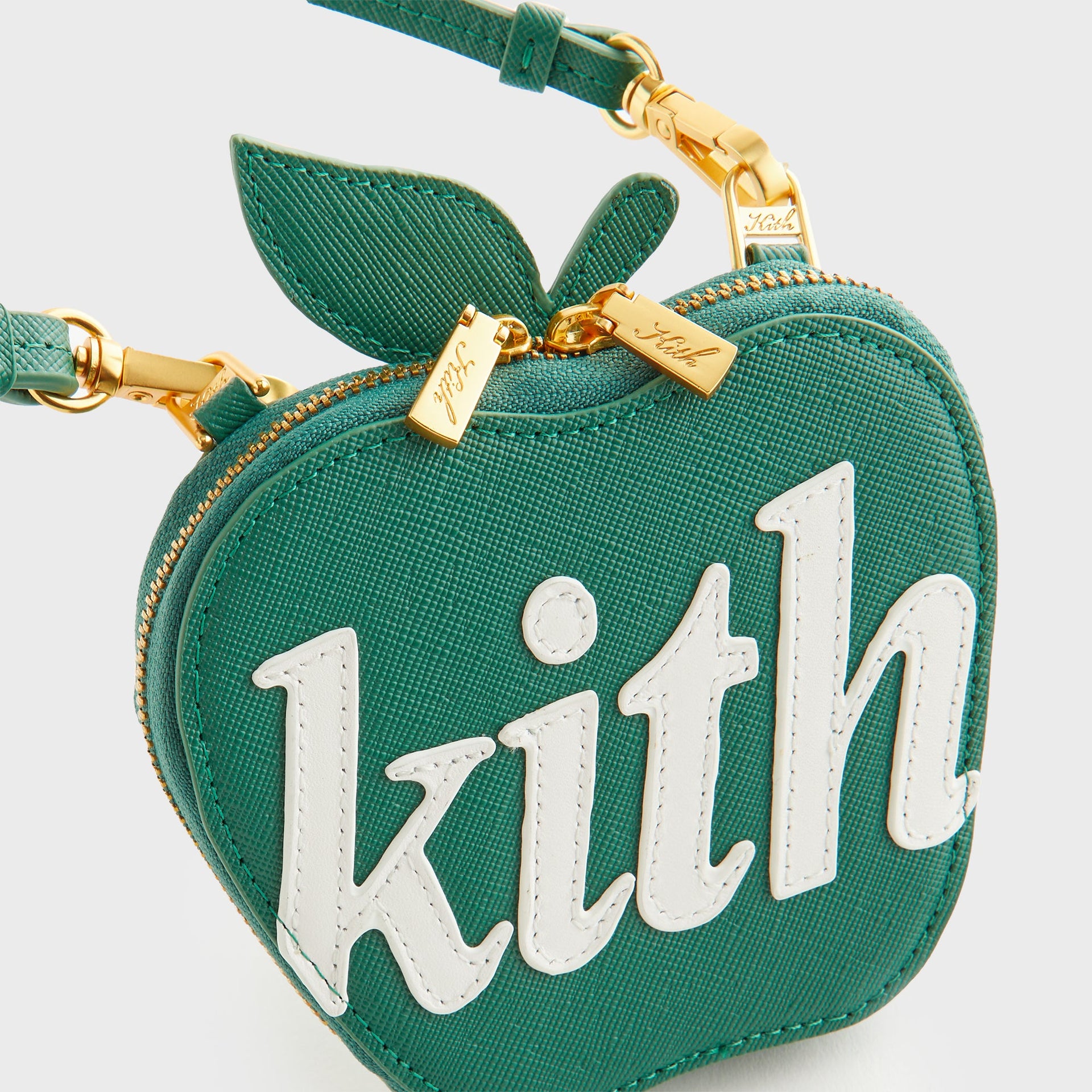 Kith Women Leather Apple Pouch - Newt