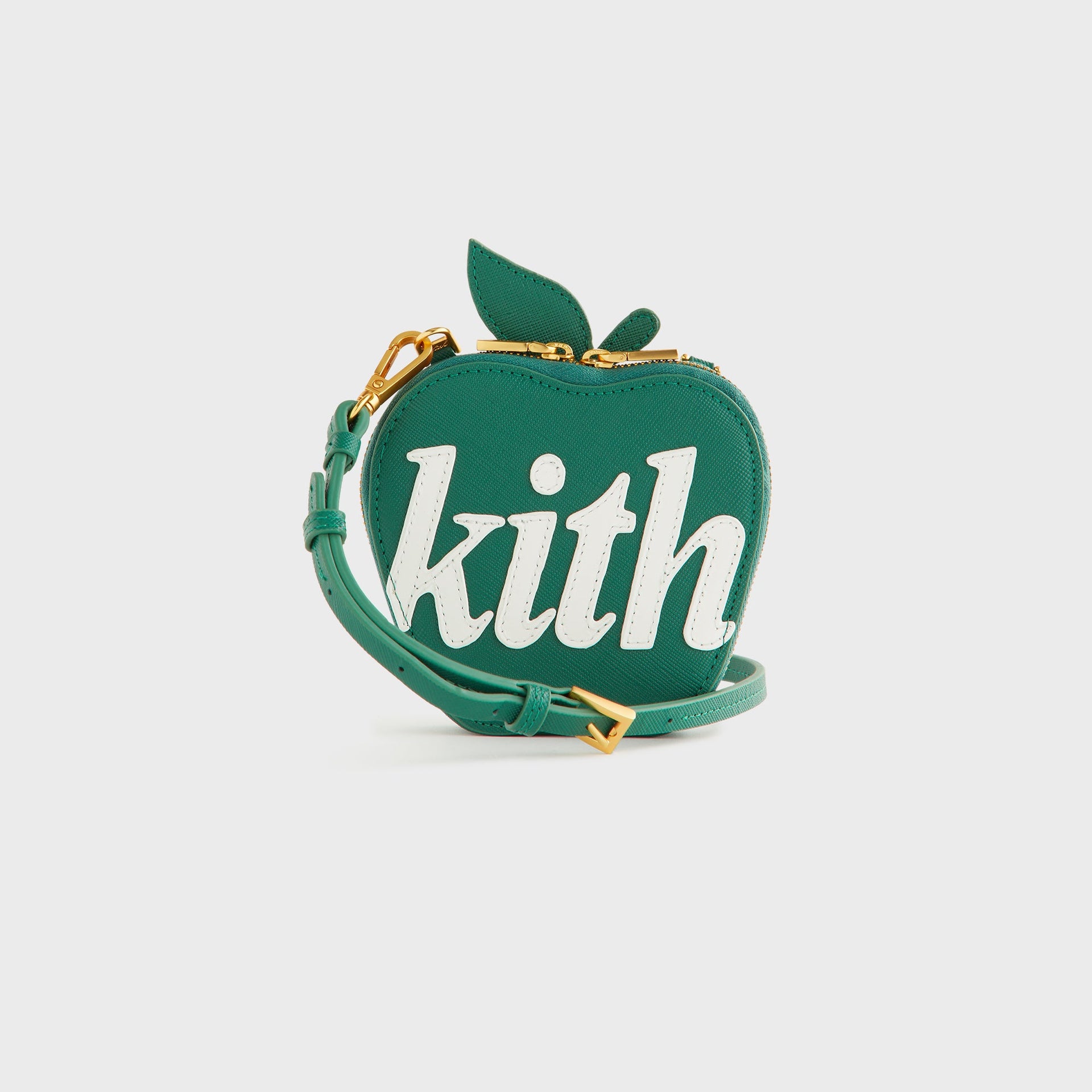 Kith Women Leather Apple Pouch - Newt