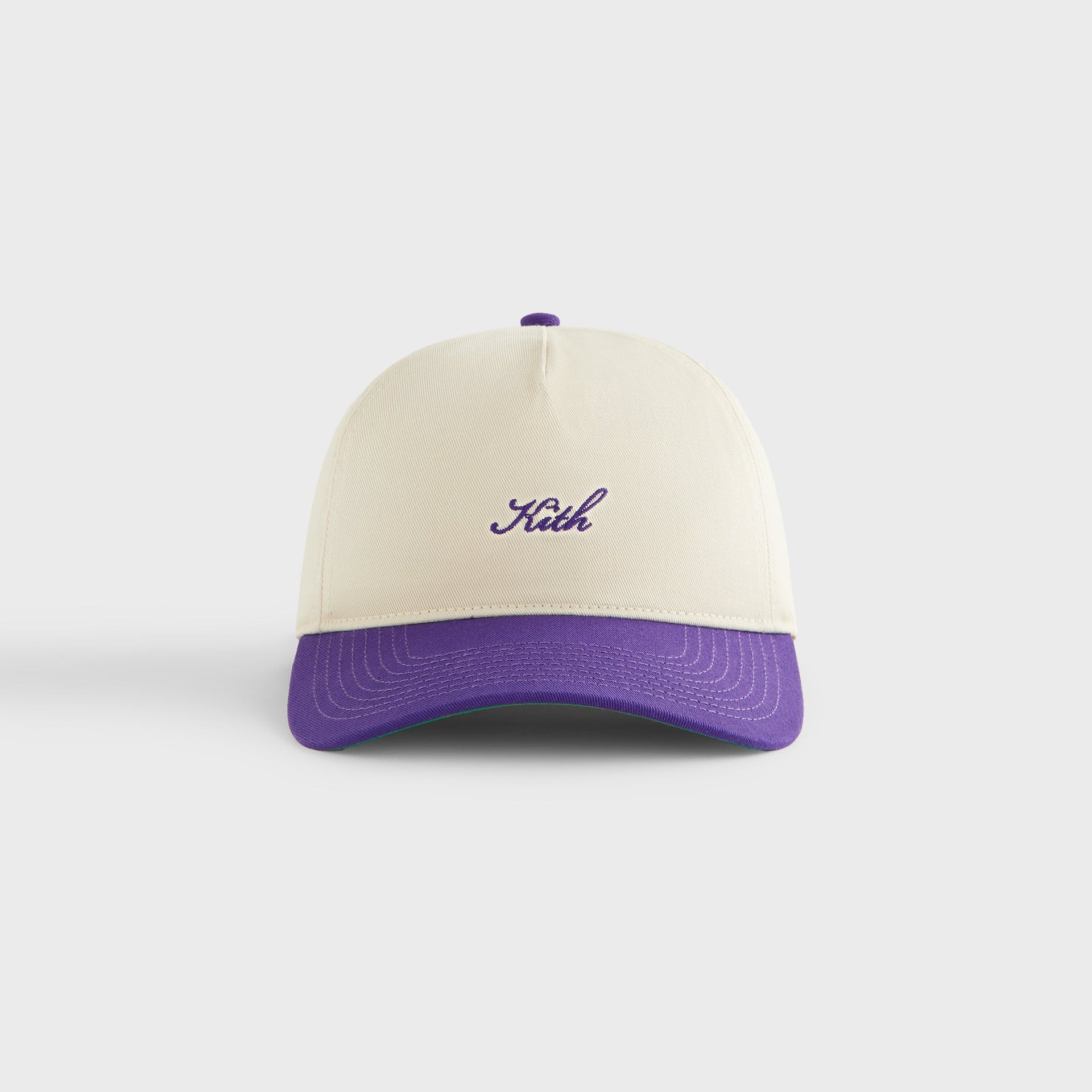 Kith Women Two-Tone Cotton Twill Pinch Crown Cap - Sandrift