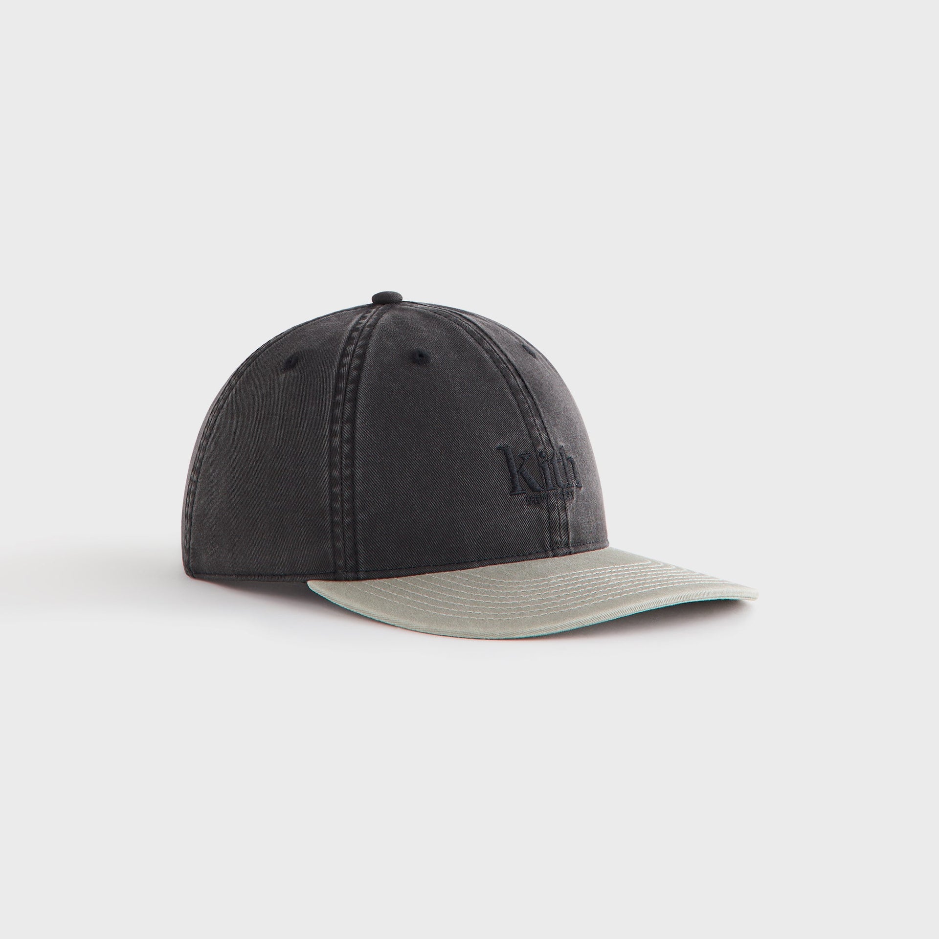 Kith Women Washed Twill Serif Bay Low Classic Cap - Black