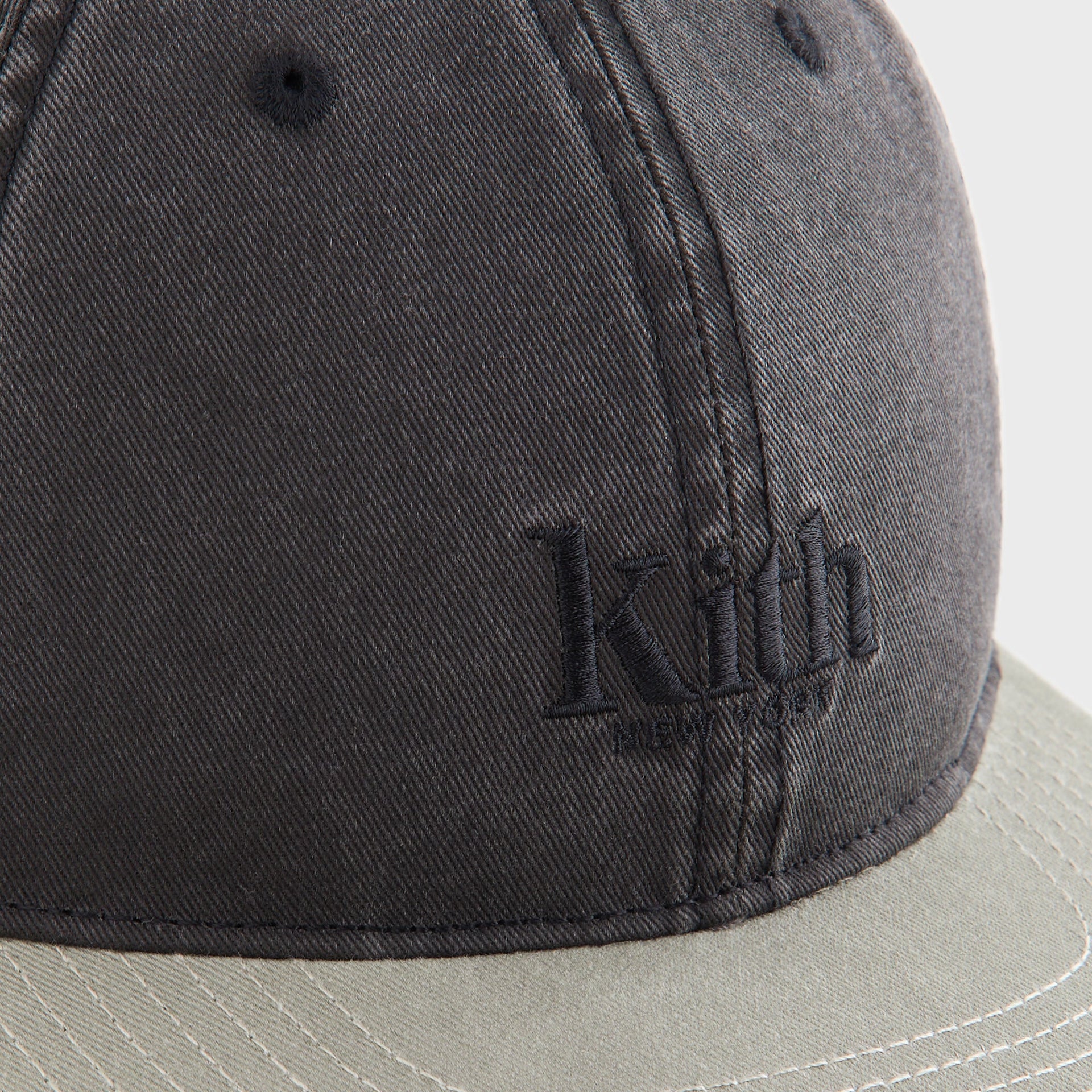 Kith Women Washed Twill Serif Bay Low Classic Cap - Black