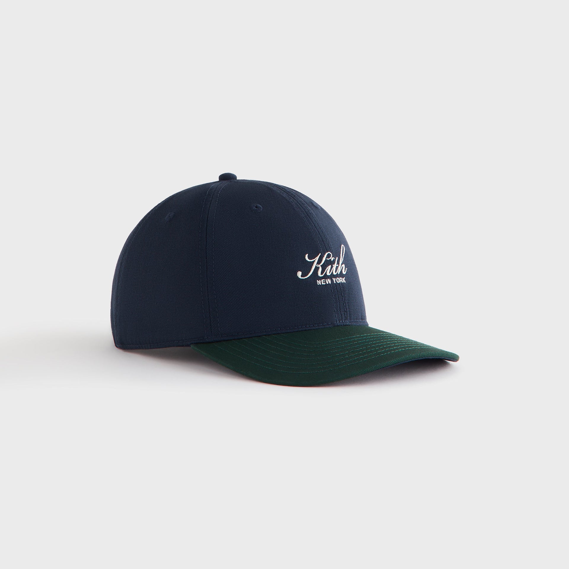 Kith Women Two-Tone Twill Kith Script Cap - Nocturnal