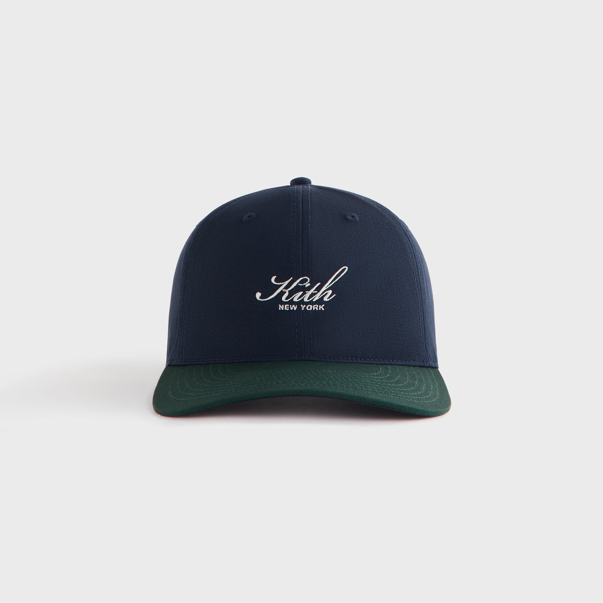 Kith Women Two-Tone Twill Kith Script Cap - Nocturnal