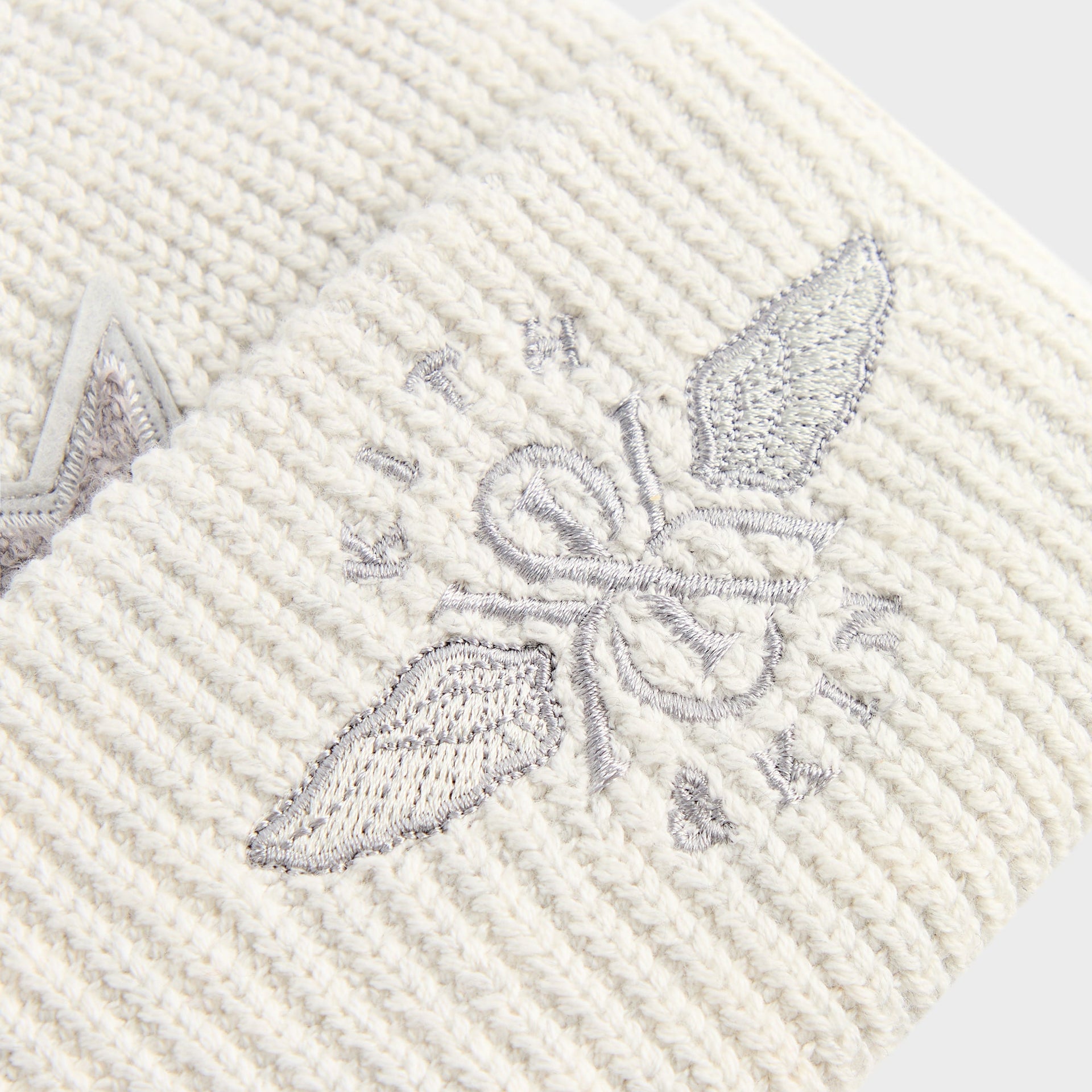 Kith Women Mia Beanie With Patches - Light Heather Grey