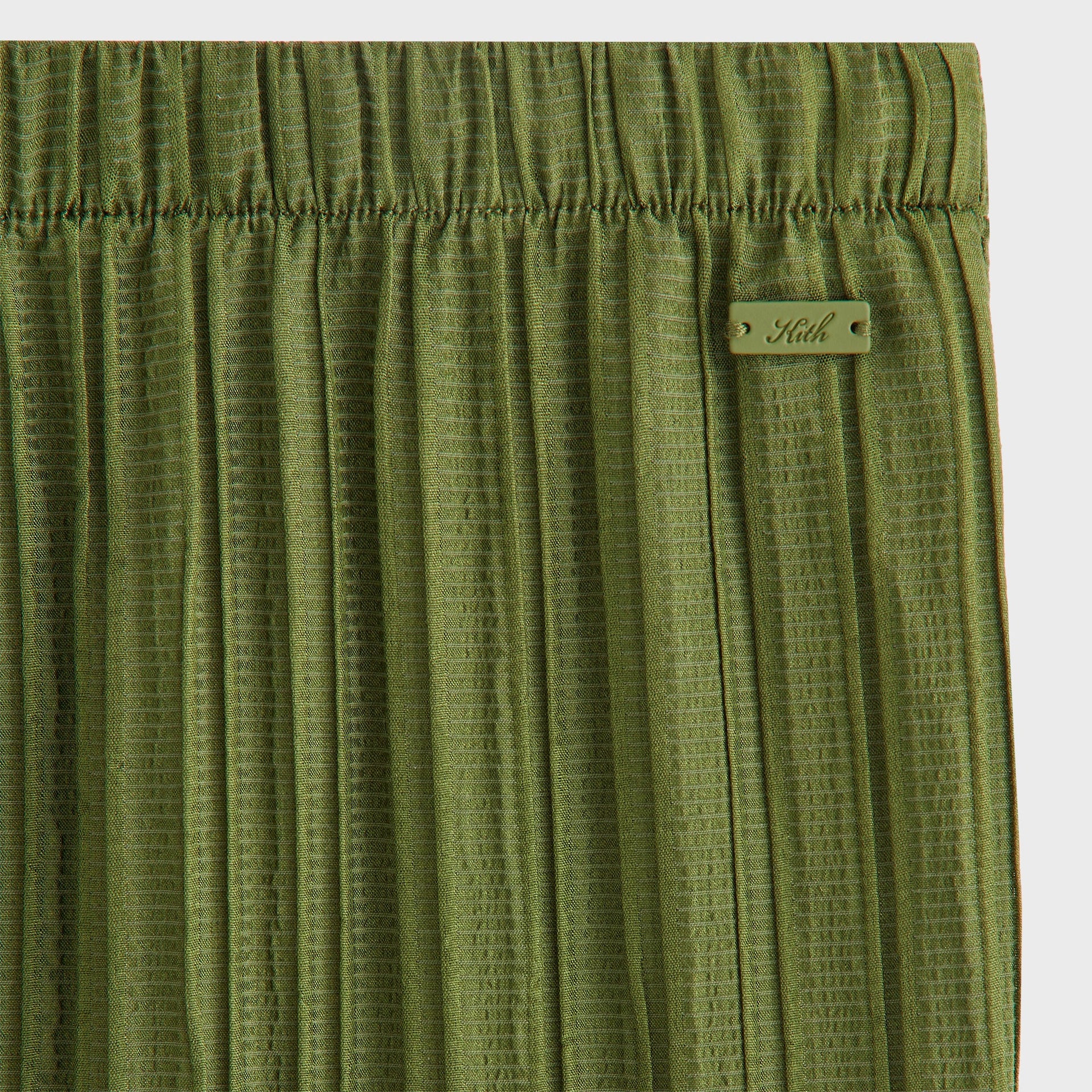 Kith Women Kavi II Plisse Drawstring Pant - Kelp