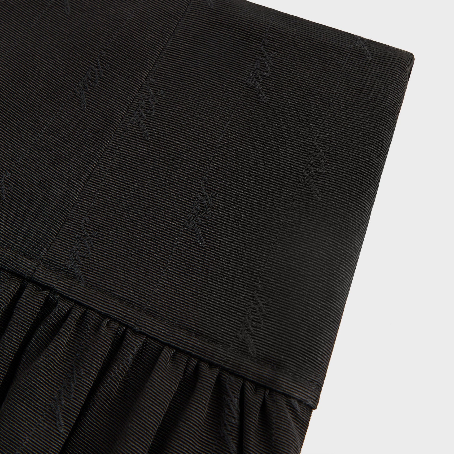 Kith Women Riko Script Faille Mini Skirt - Black
