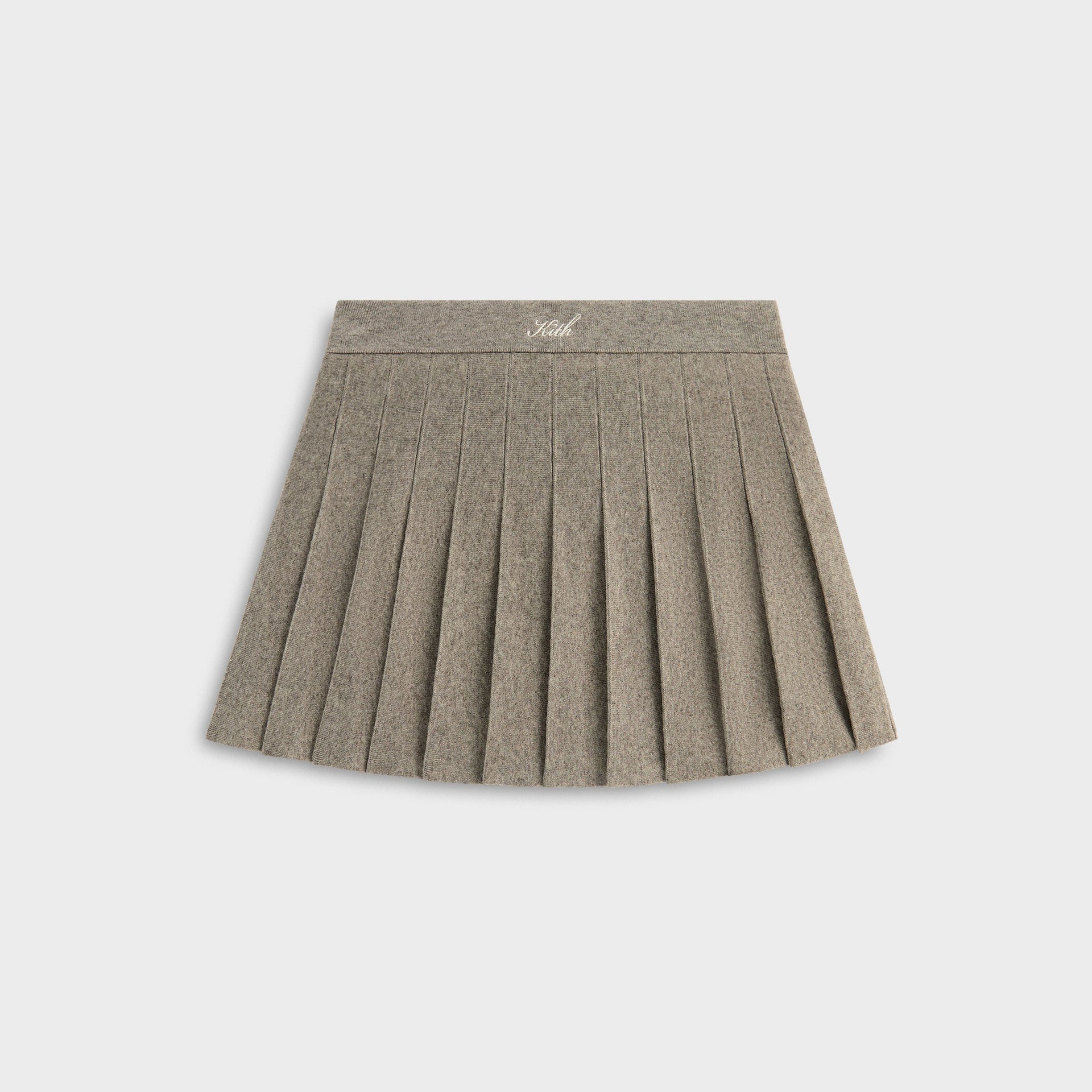 Kith Women Hana Pleated Sweater Skort - Graphite