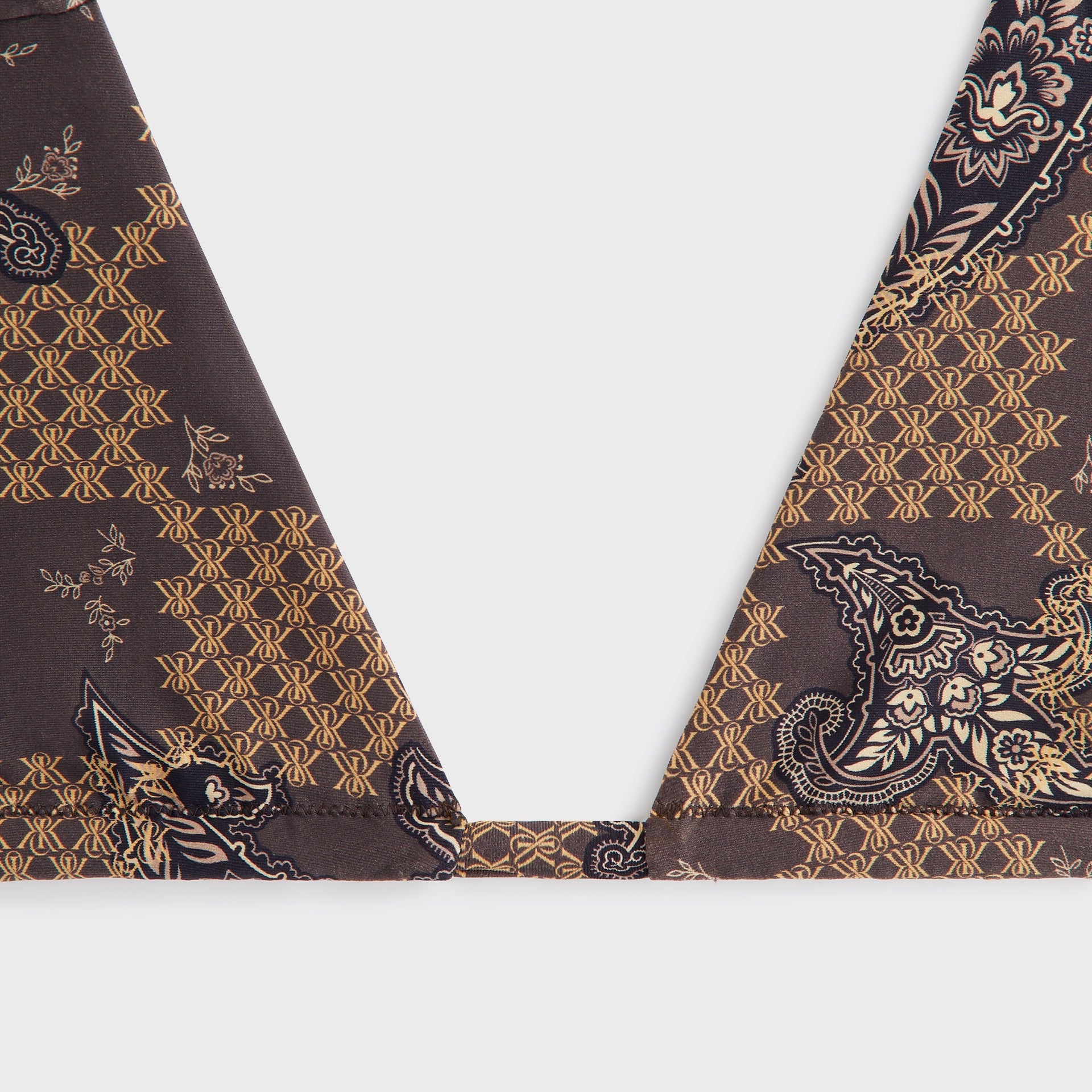 Kith Women Kenna Crest Paisley Tie Top - Brew