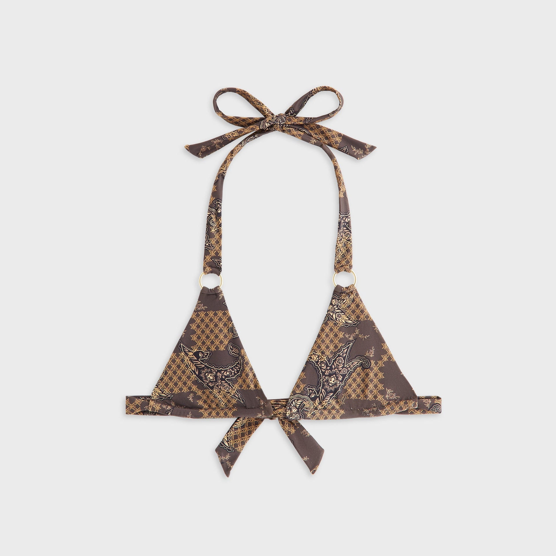 Kith Women Kenna Crest Paisley Tie Top - Brew