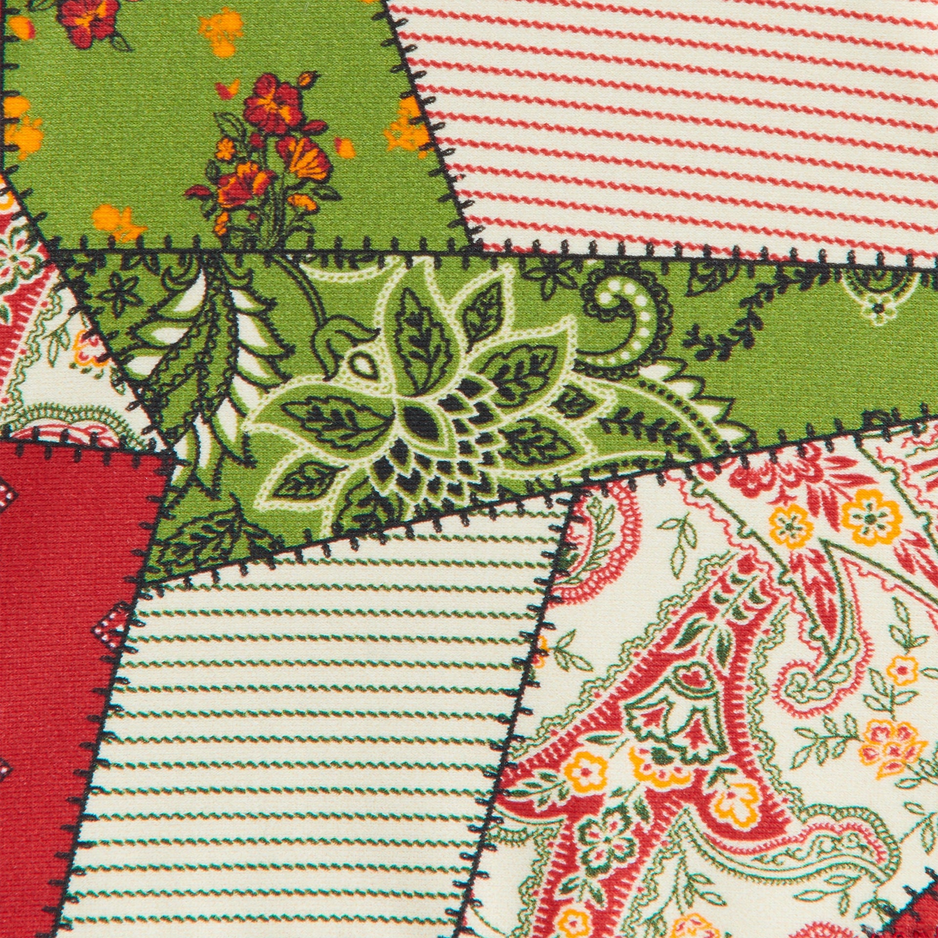 Kith Women Kenna Patchwork Scarf Tie Top - Kyoho