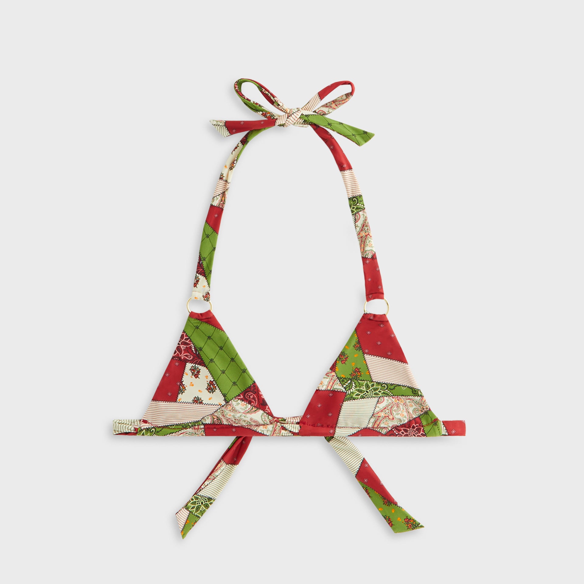 Kith Women Kenna Patchwork Scarf Tie Top - Kyoho