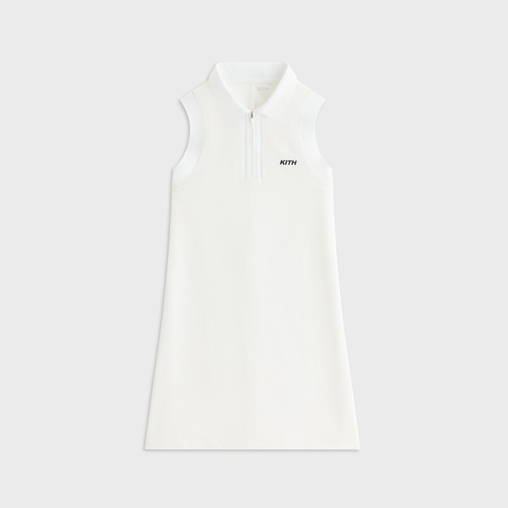 Kith Women Perry Polo Mesh Dress - White
