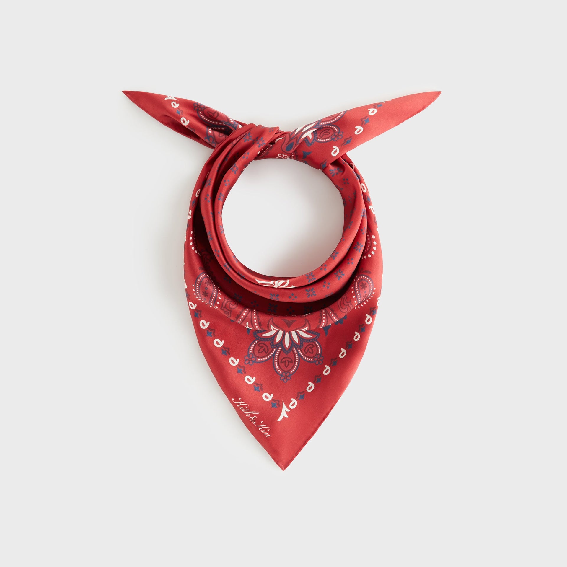 Kith Women Printed Paisley Silk Bandana - Allure