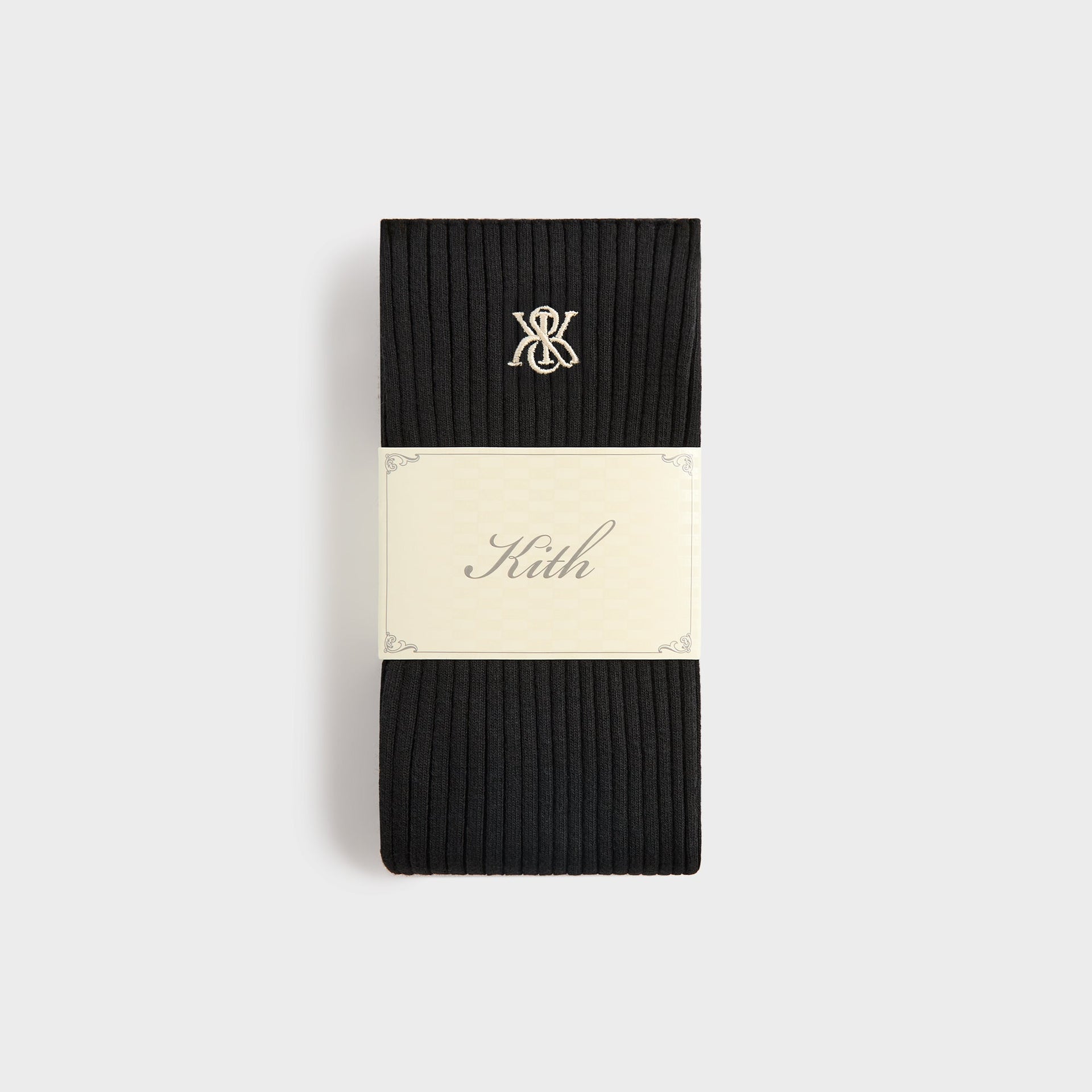 Kith Women Crest Logo Leg Warmer - Black