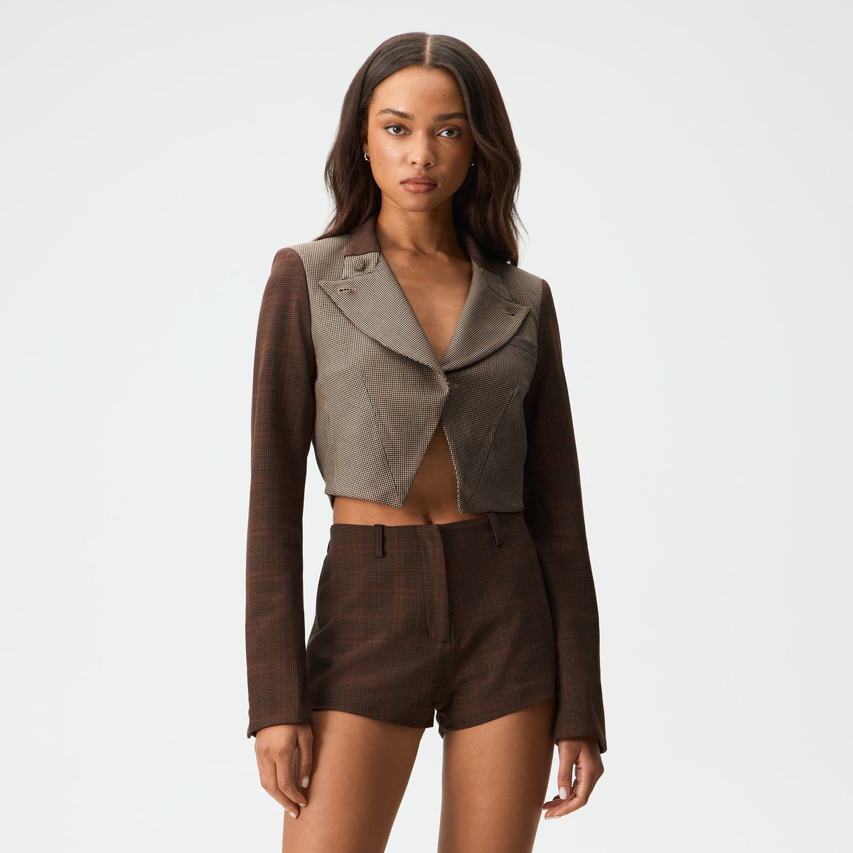 Kith Women Keshi Cropped Blazer - Incognito
