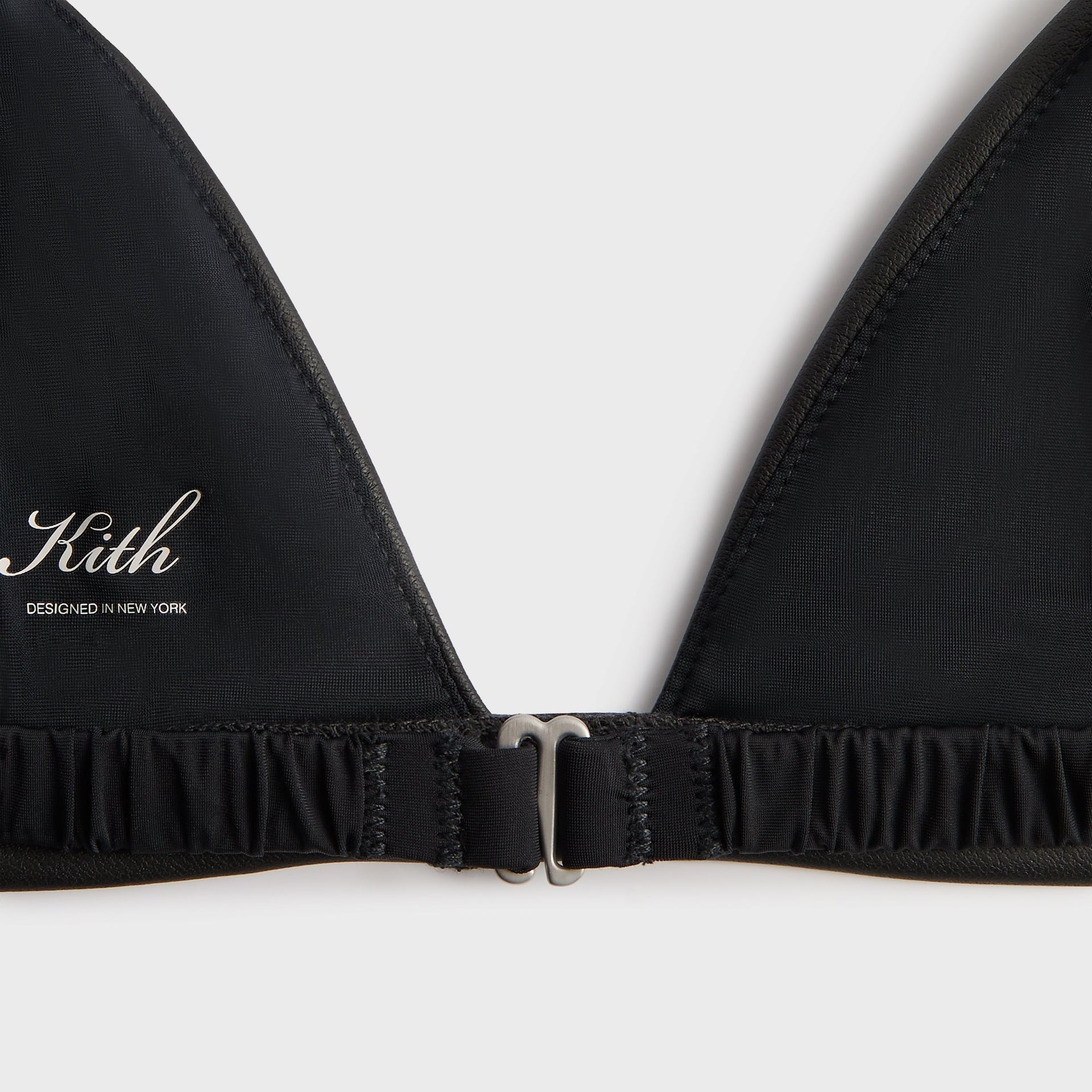 Lisa for Kith Women Braelyn Faux Leather Bra - Black