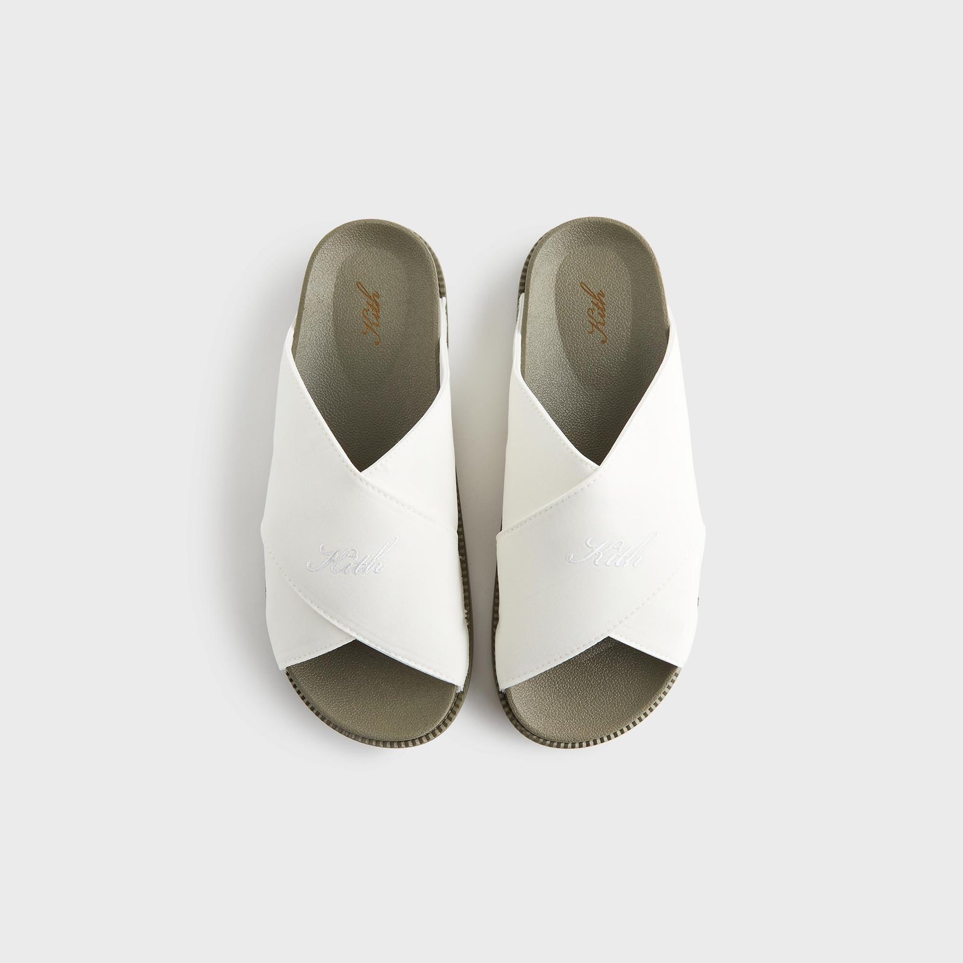 Kith Women Criss Cross Slides - Silk